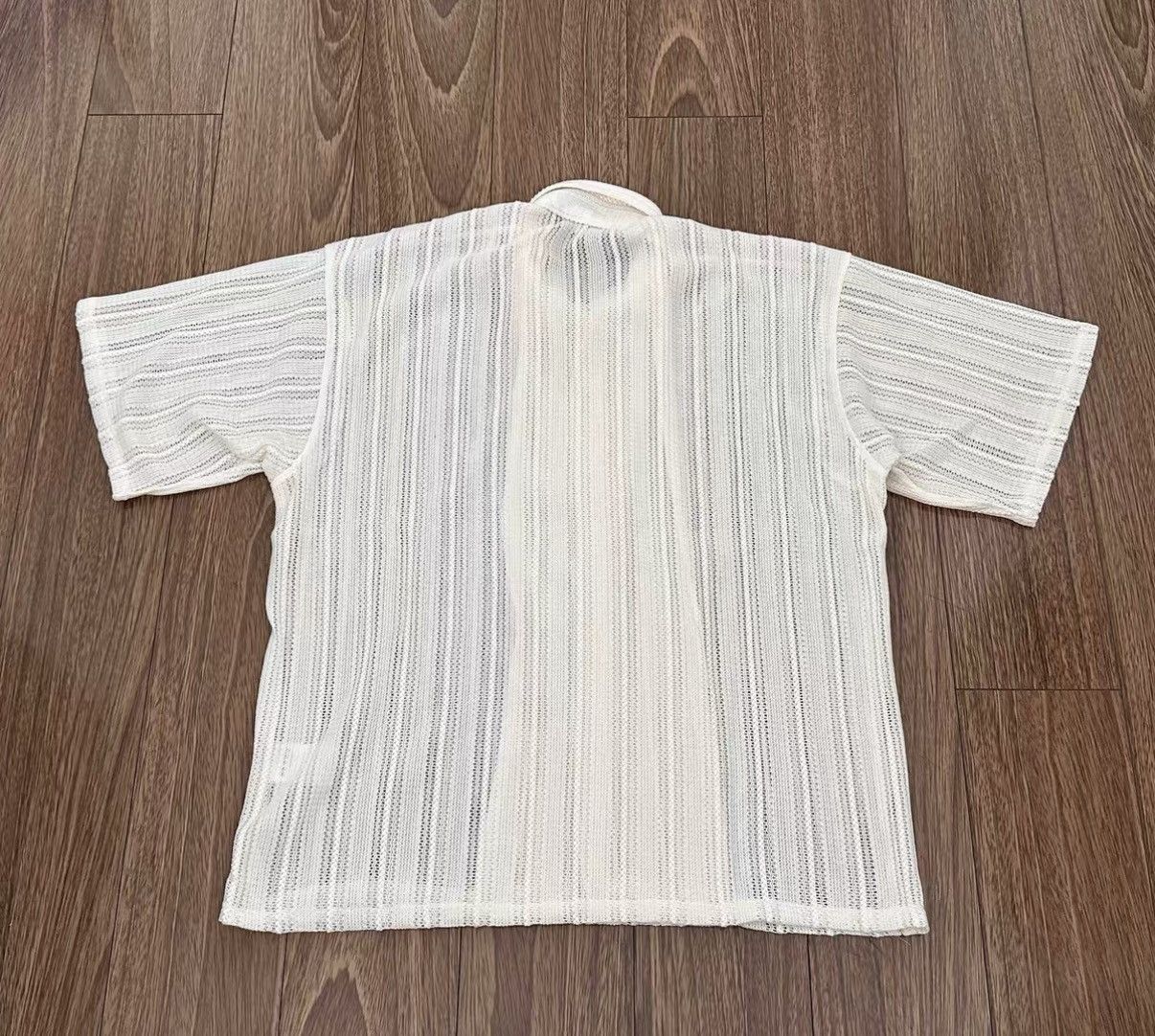 Beams Japan BEAMS mesh open collar shirt 24SS Size US S / EU 44-46 / 1 - 2 Thumbnail