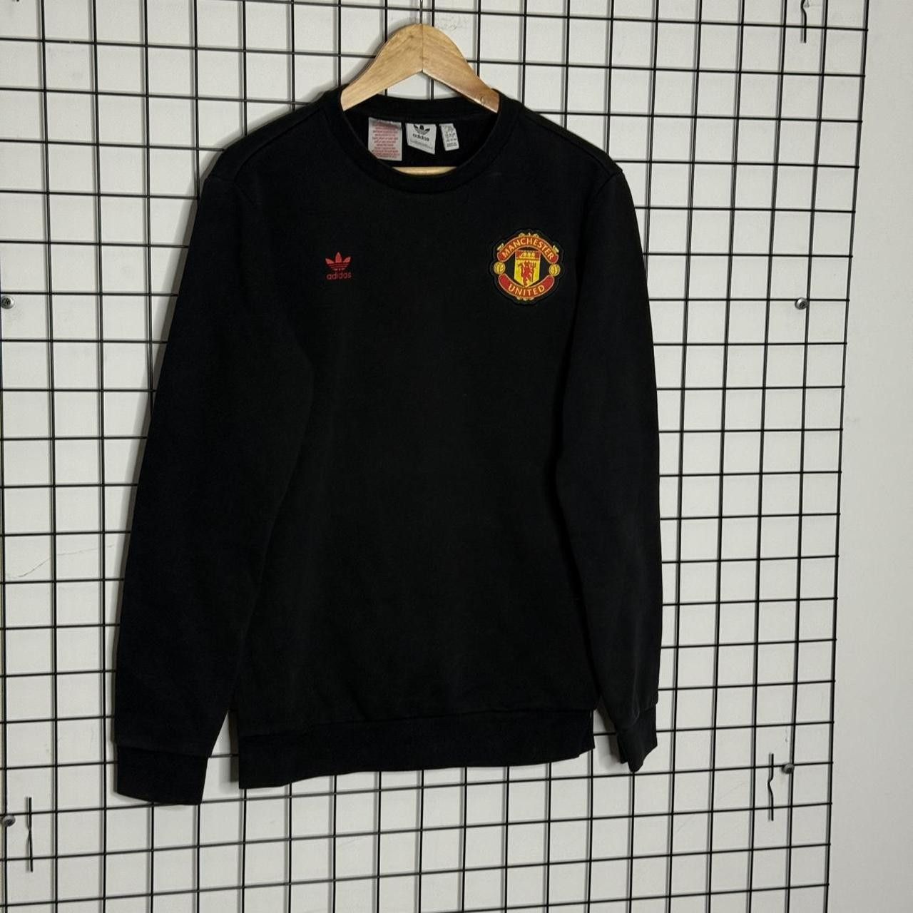 Adidas Adidas Manchester United Sweatshirt Black Blokecore Football Size US M / EU 48-50 / 2 - 2 Thumbnail