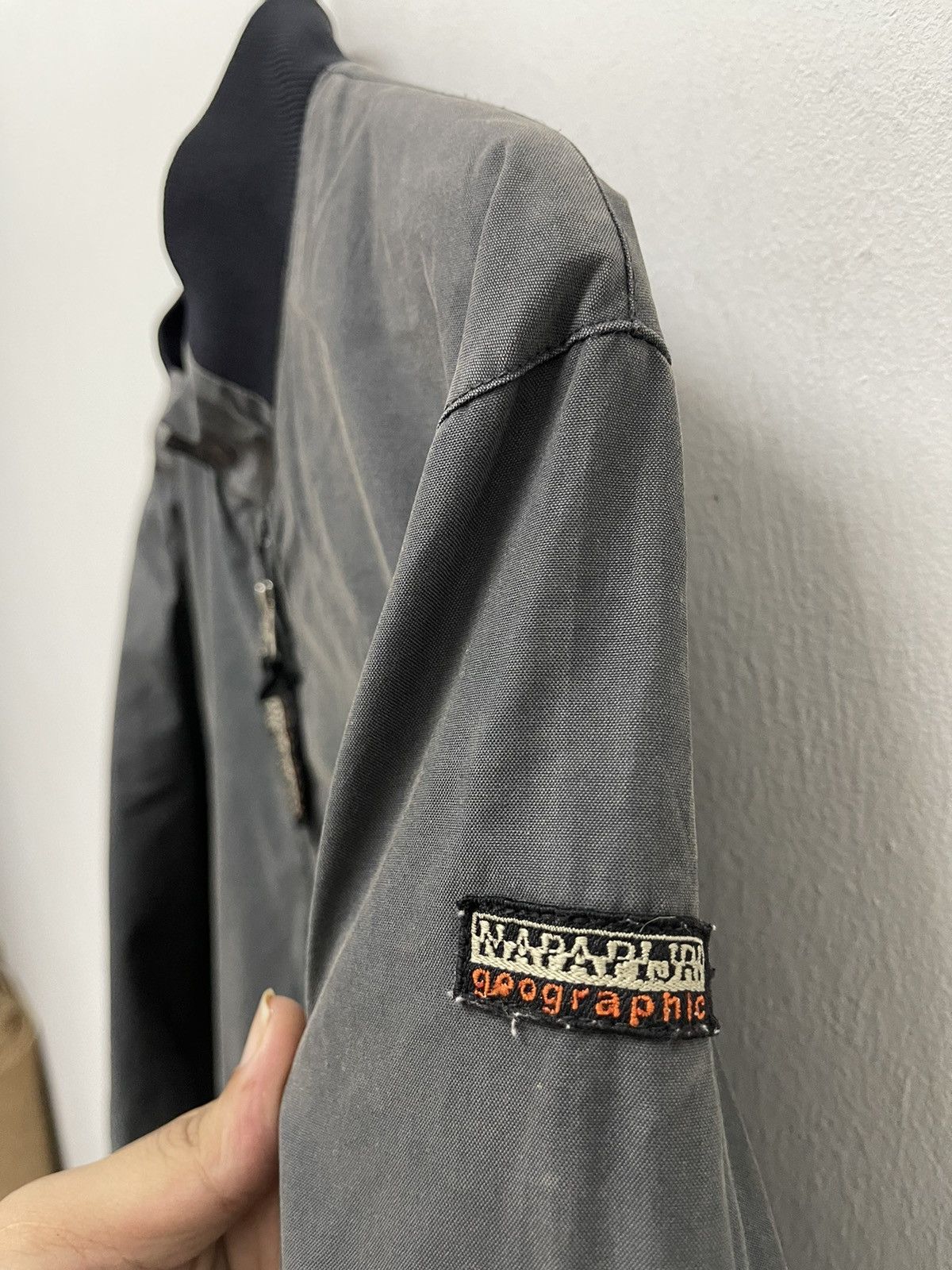 Napapijri 90’s NAPAPIJRI GEOGRAPHY LIGHT VARSITY JACKET STREETWEAR Size US L / EU 52-54 / 3 - 3 Thumbnail