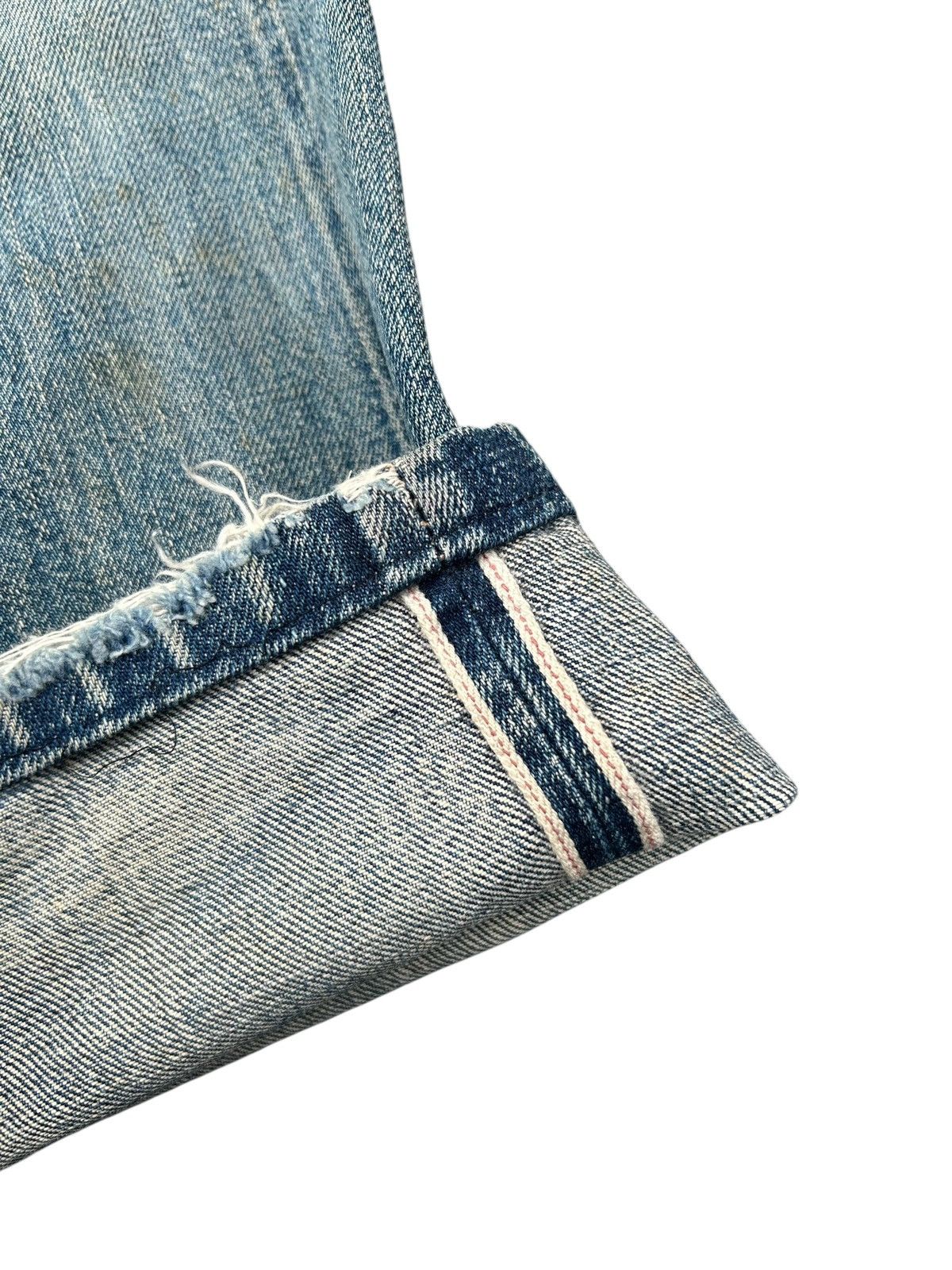 Kapital Thrashed Vintage Hysteric Glamour Selvedge Dirty Denim Jeans Size US 30 / EU 46 - 3 Thumbnail