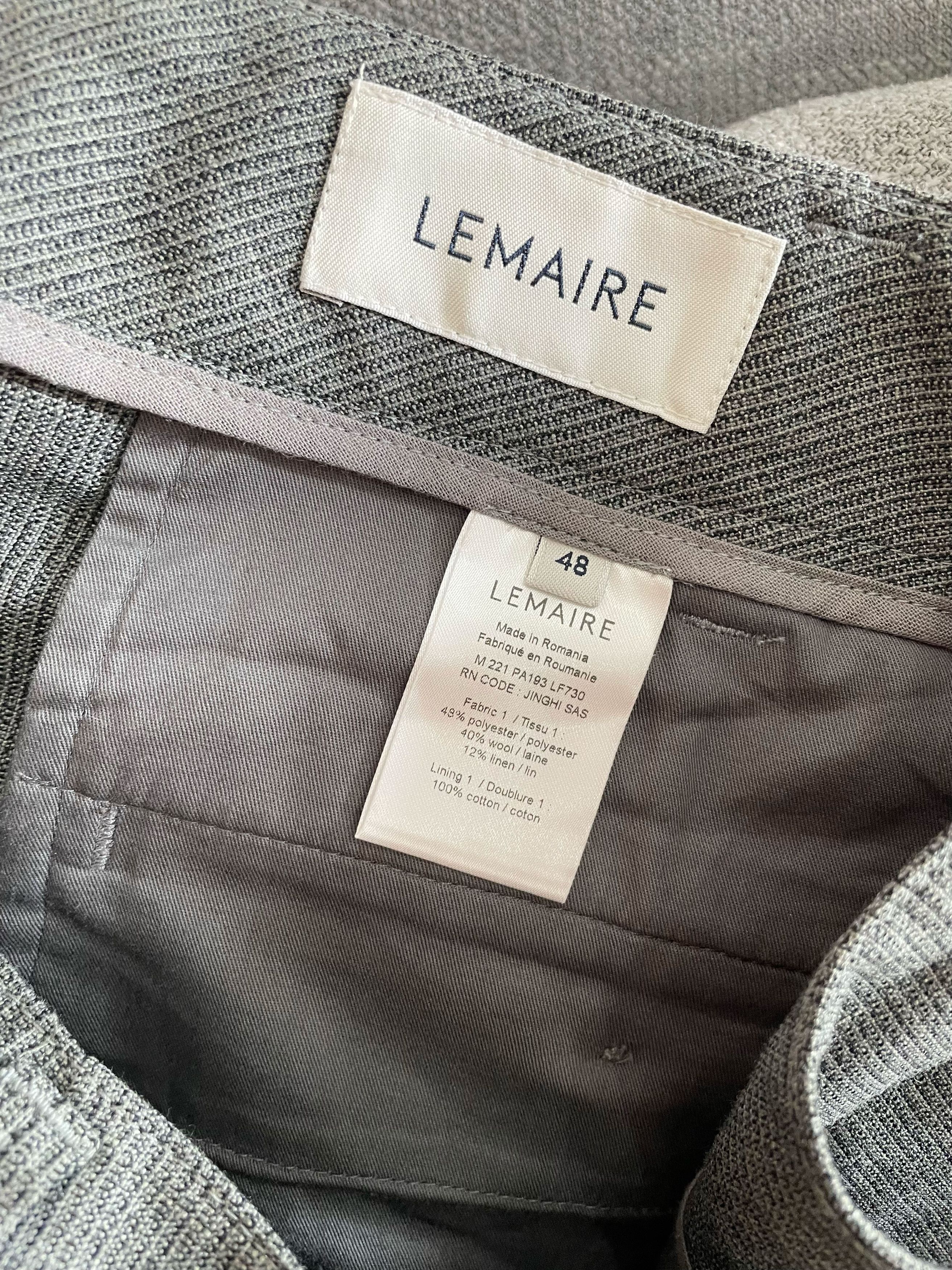 Lemaire Tapered Pants Wool-Linen Blend Size US 32 / EU 48 - 5 Thumbnail