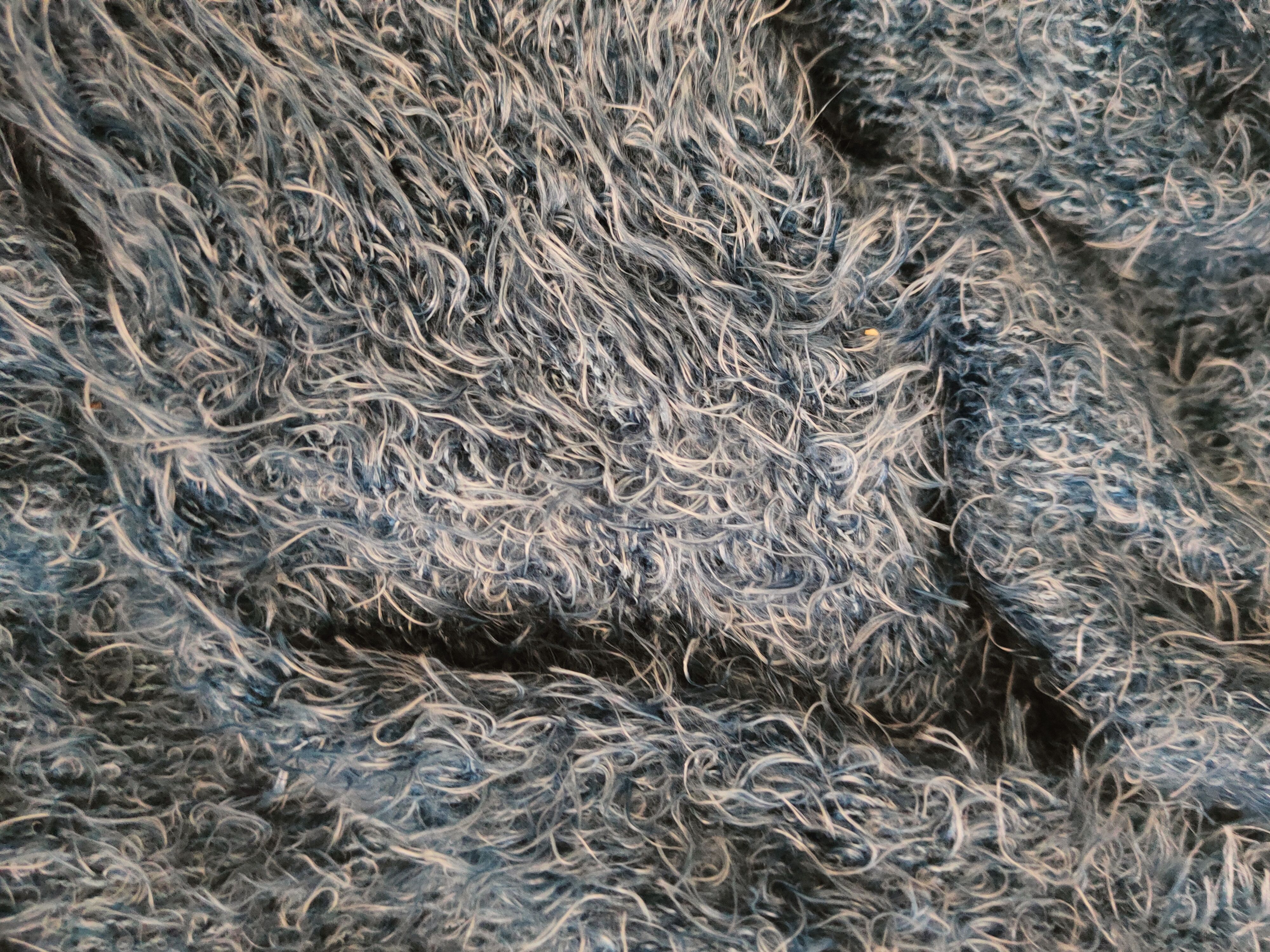 Japanese Brand DL DIRZ Blue Fur shaggy Mohair Knitwear #46-503 Size M / US 6-8 / IT 42-44 - 12 Thumbnail