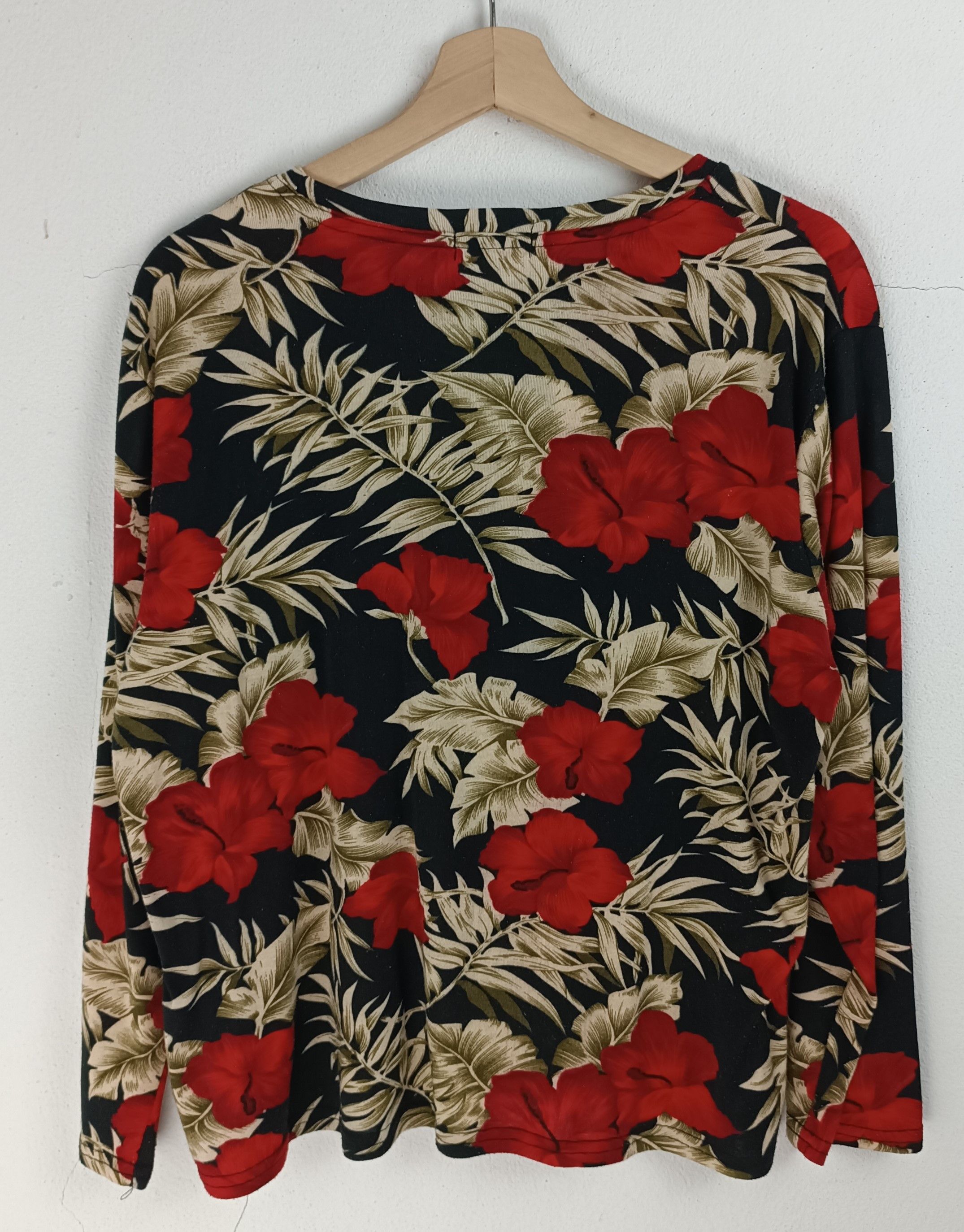 Other VINTAGE FLORAL FLOWER HIBISCUS PUNK ROCK STYLE GRUNGE Size M / US 6-8 / IT 42-44 - 4 Thumbnail