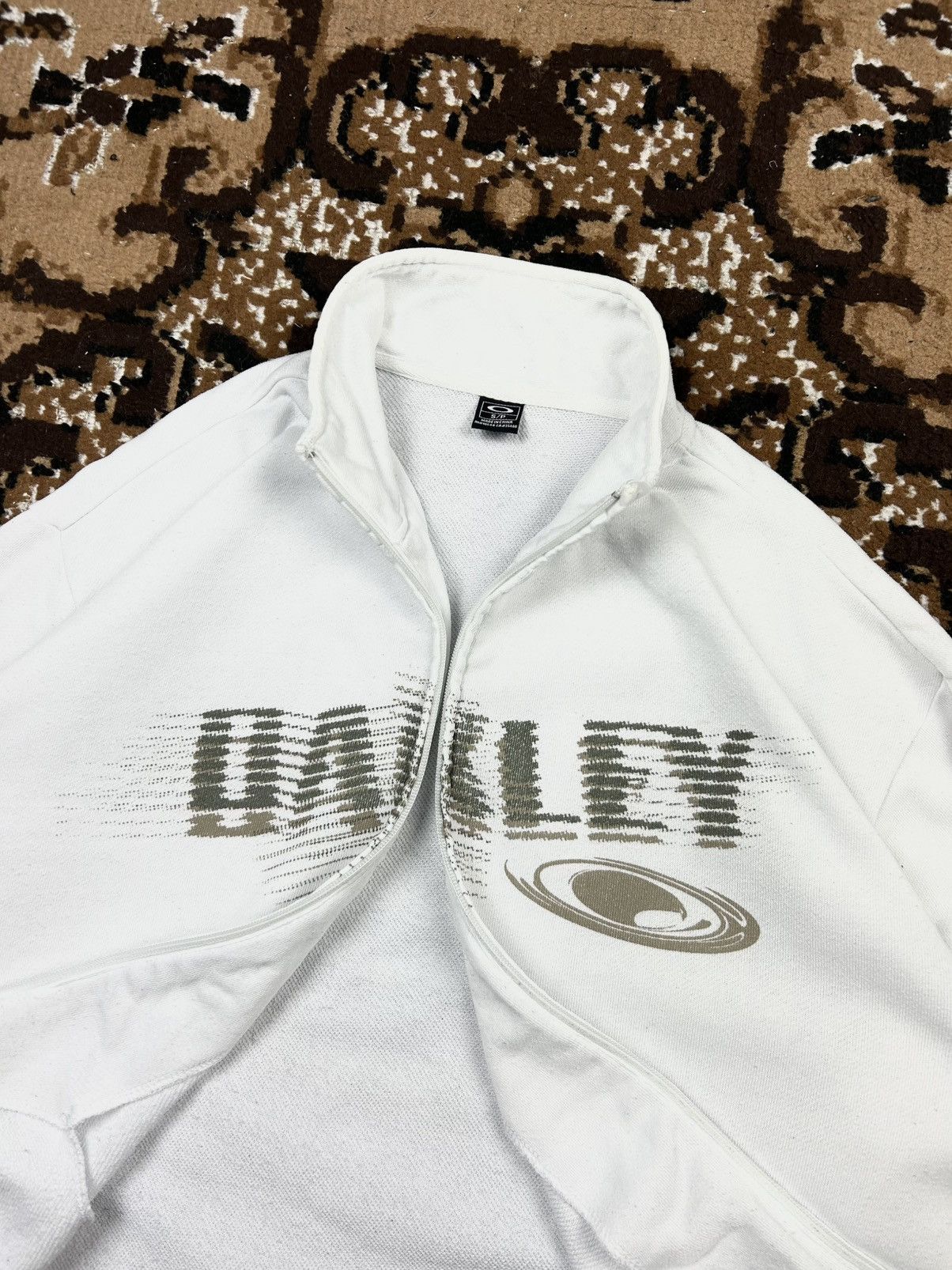 Oakley × Vintage Vintage Oakley Zip Sweatshirt Gorpcore Big Logo Y2K Size US S / EU 44-46 / 1 - 6 Thumbnail