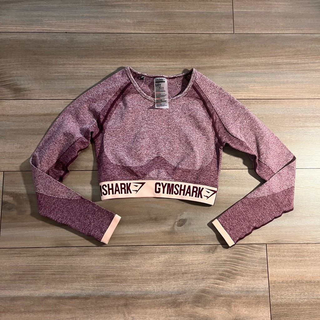 Gymshark GymShark Pink Athletic Workout Cropped Shirt Women Small Bin Size S / US 4 / IT 40 - 1 Thumbnail