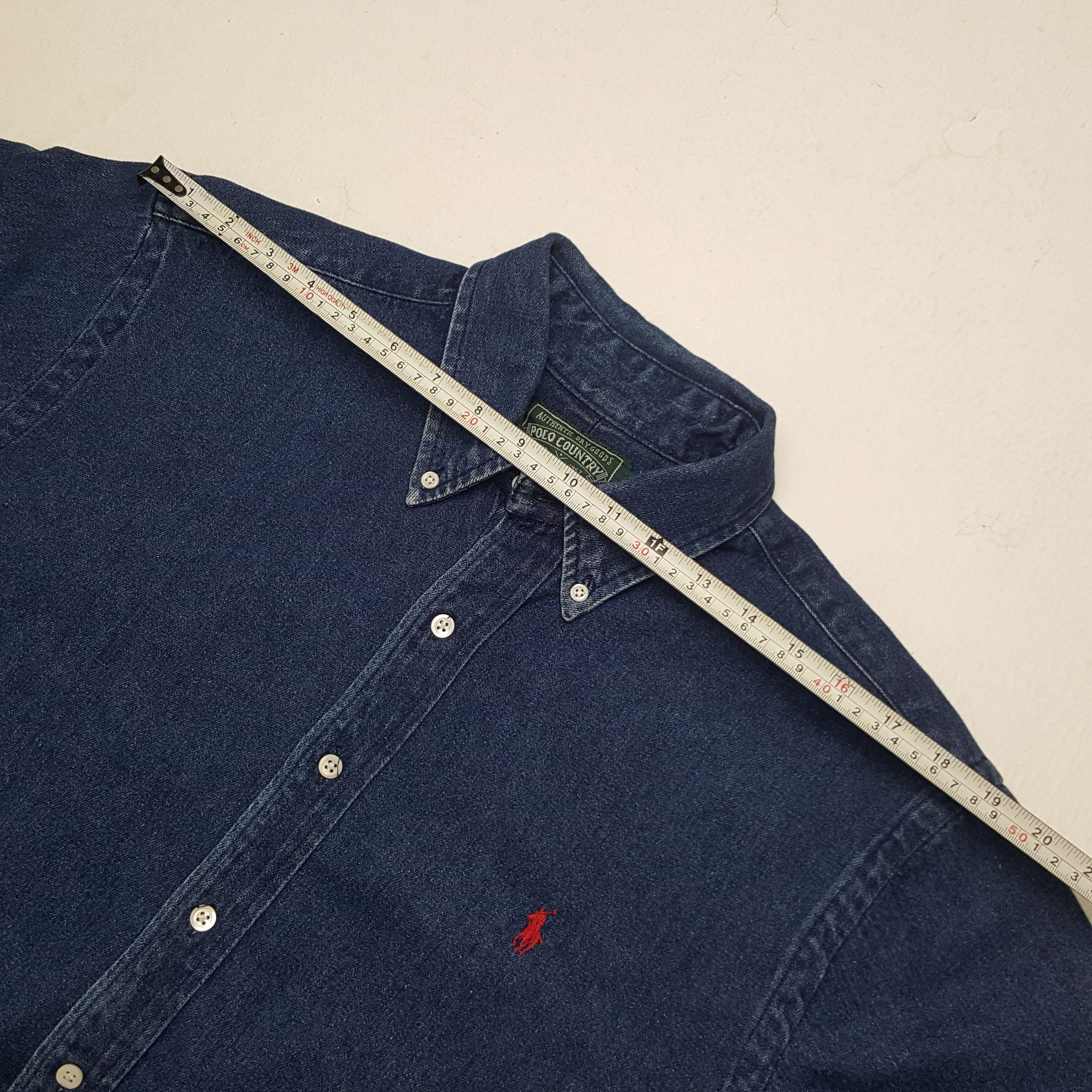 Ralph Lauren × Vintage Vintage Polo Country Ralph Lauren Denim Button Up Shirt Size US M / EU 48-50 / 2 - 6 Thumbnail