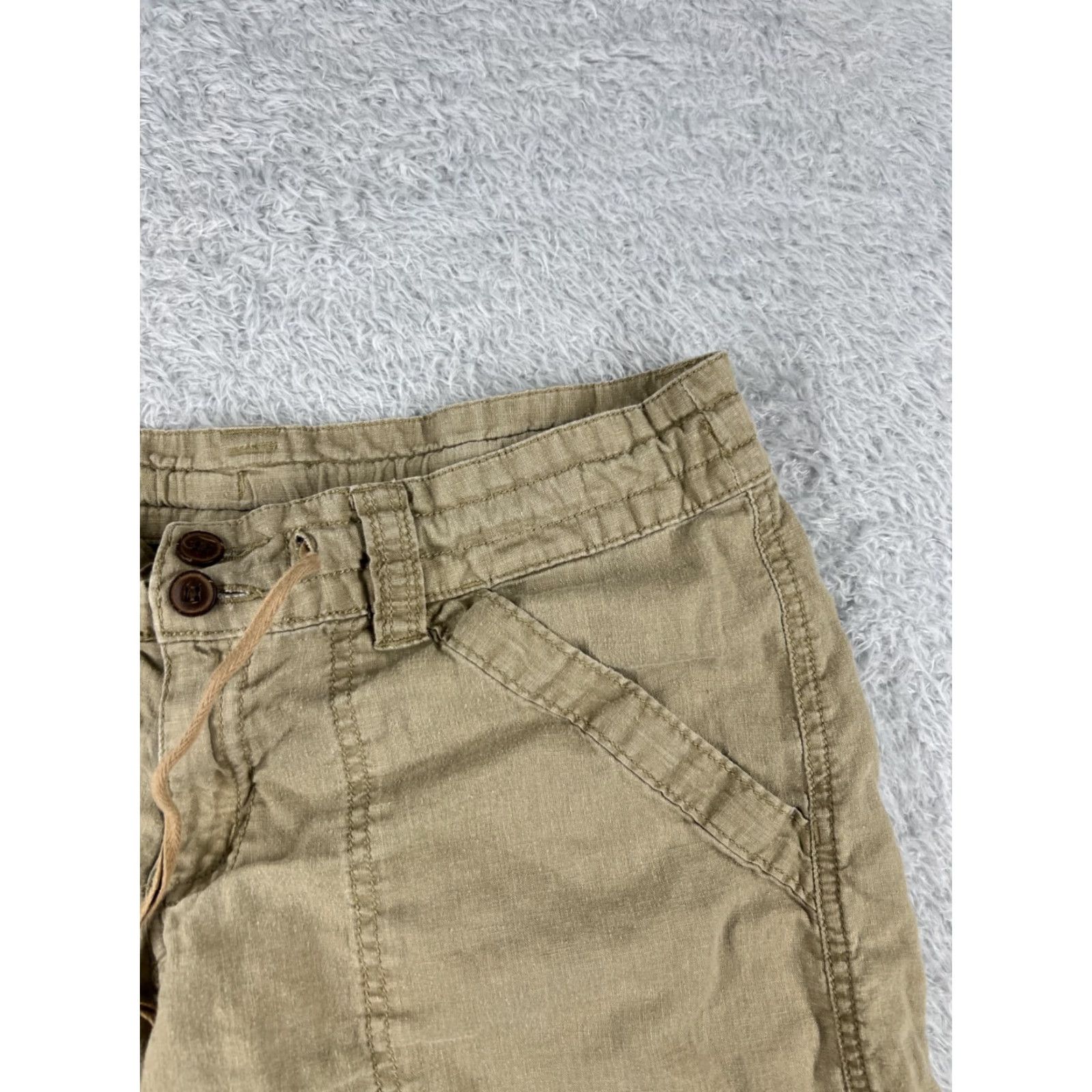 Patagonia Patagonia Shorts Womens 4 Beige Island Hemp 8" Drawstring Pockets Beach Size 27" / US 4 / IT 40 - 5 Thumbnail