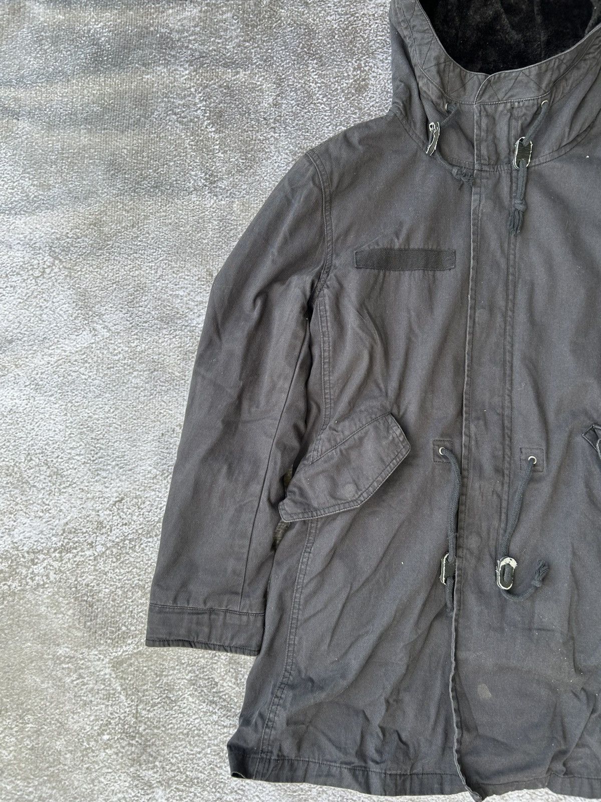 Japanese Brand Japanese GU Fleece bondage parkas jacket hoodie Size US L / EU 52-54 / 3 - 6 Thumbnail