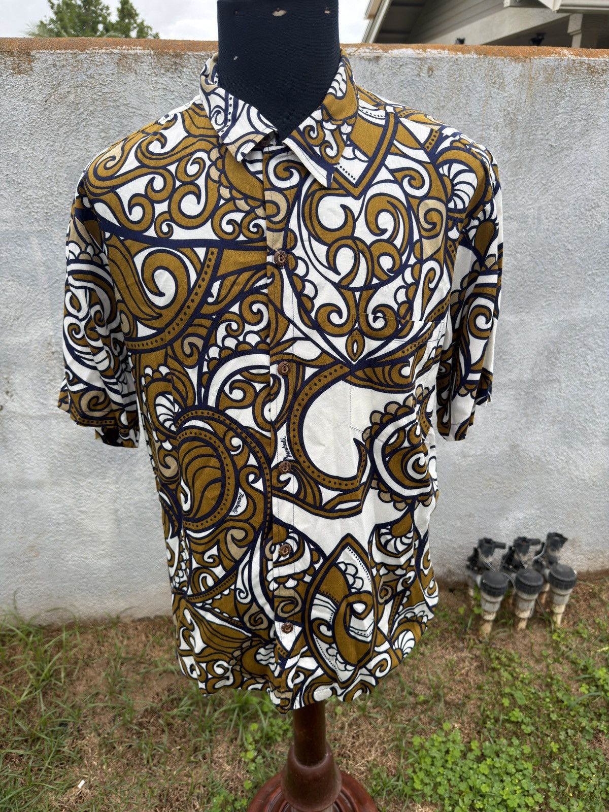 Other Manuhealii Hawaiian Print Multicolored Men's M 100% Rayon Size US M / EU 48-50 / 2 - 1 Thumbnail