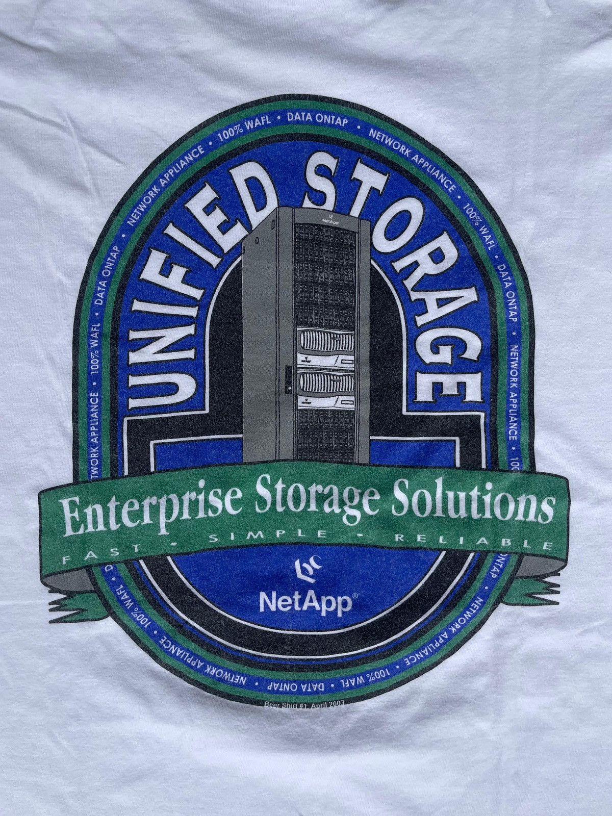 Vintage ‘03 Net App Promo Tee Size US XL / EU 56 / 4 - 3 Thumbnail