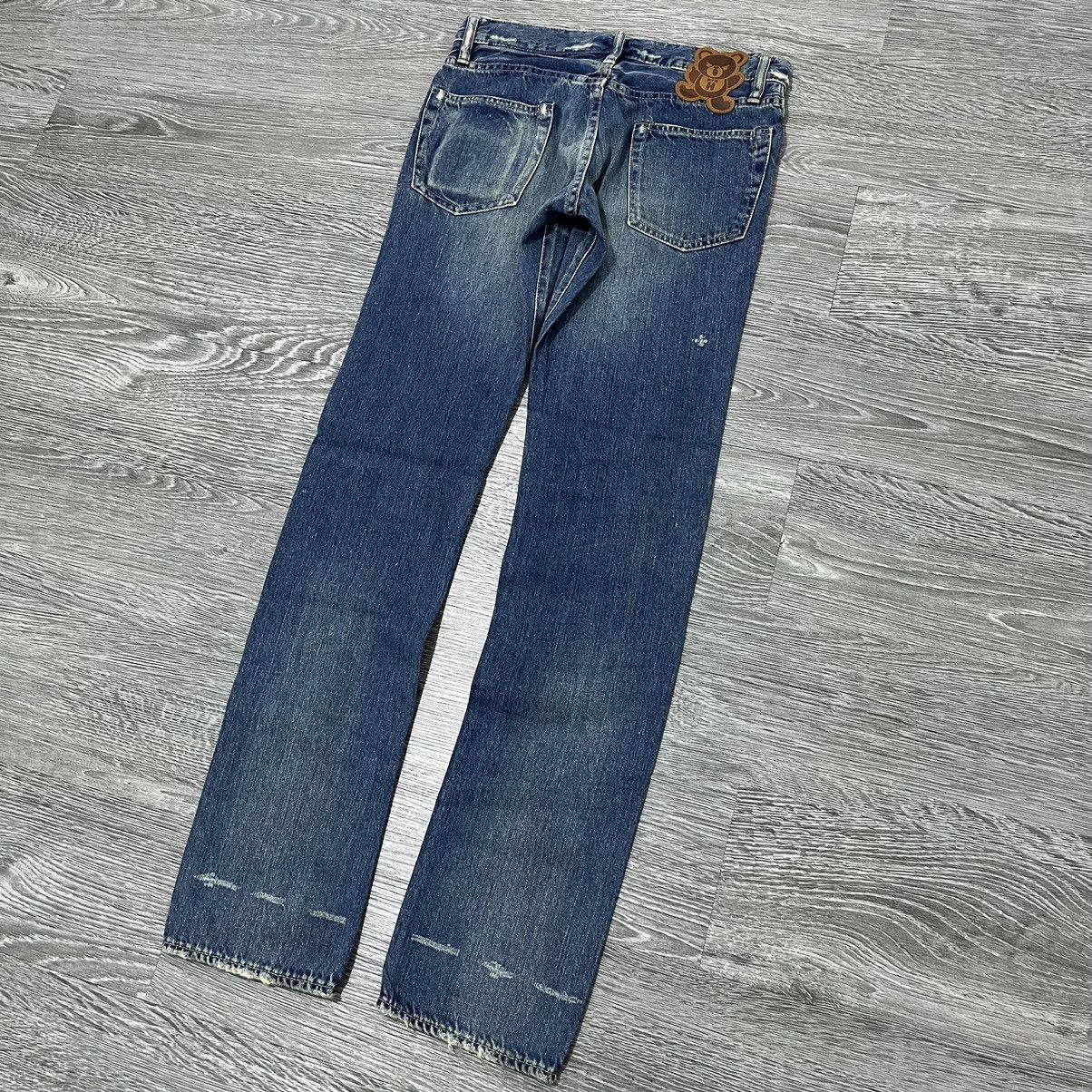Hysteric Glamour × Japanese Brand Hysteric Glamour Fuck Bear Studded Denim pant Size US 27 - 9 Thumbnail
