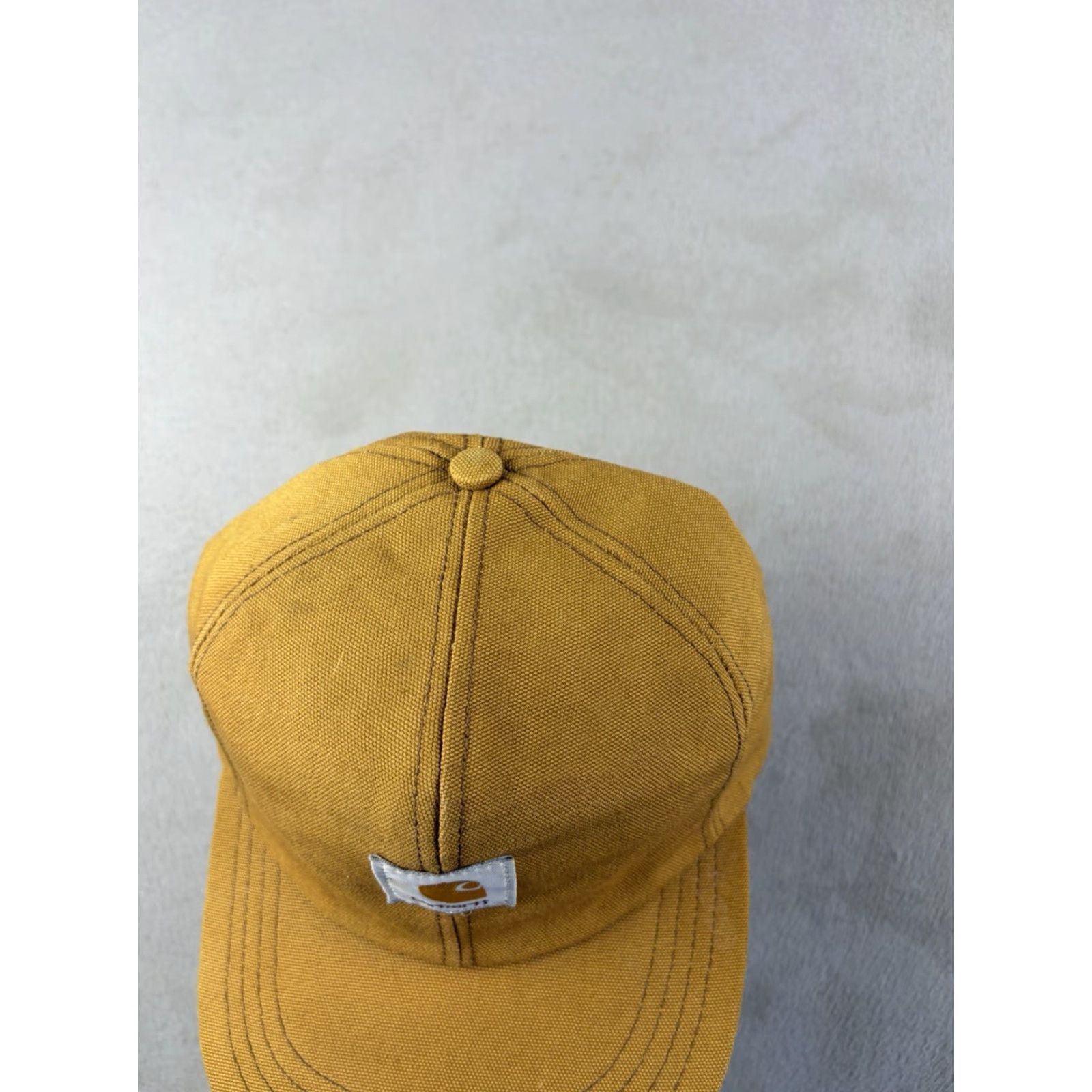 Carhartt VINTAGE Carhartt Hat Cap Trapper Hat Ear Flap Insulated USA Made Medium M Brown Cotton Men Cap Winter 90s Size ONE SIZE - 3 Thumbnail