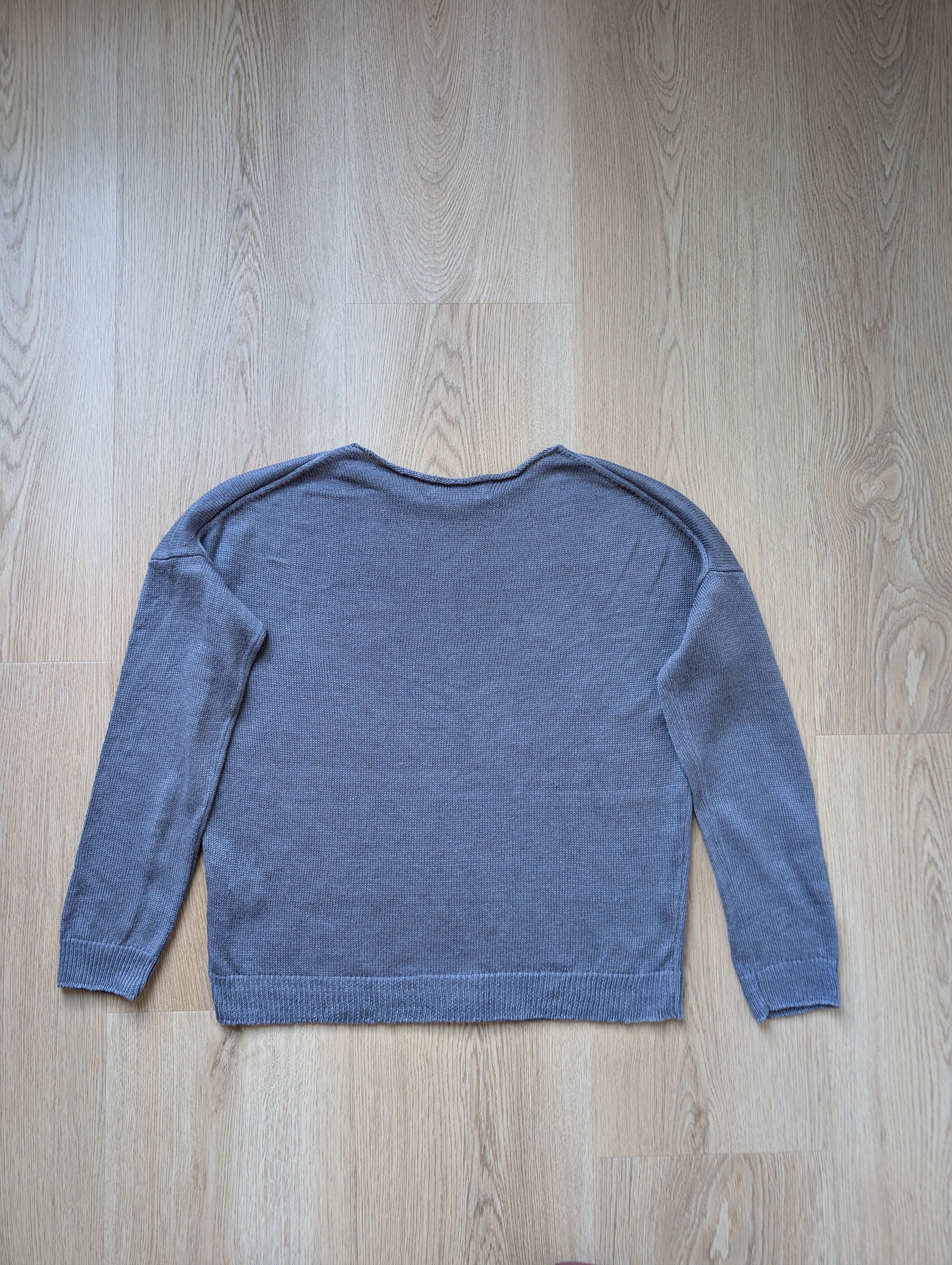 Japanese Brand Evam Eva 100% Linen Crew Neck Long Slv Sweater Japan Size S / US 4 / IT 40 - 8 Thumbnail