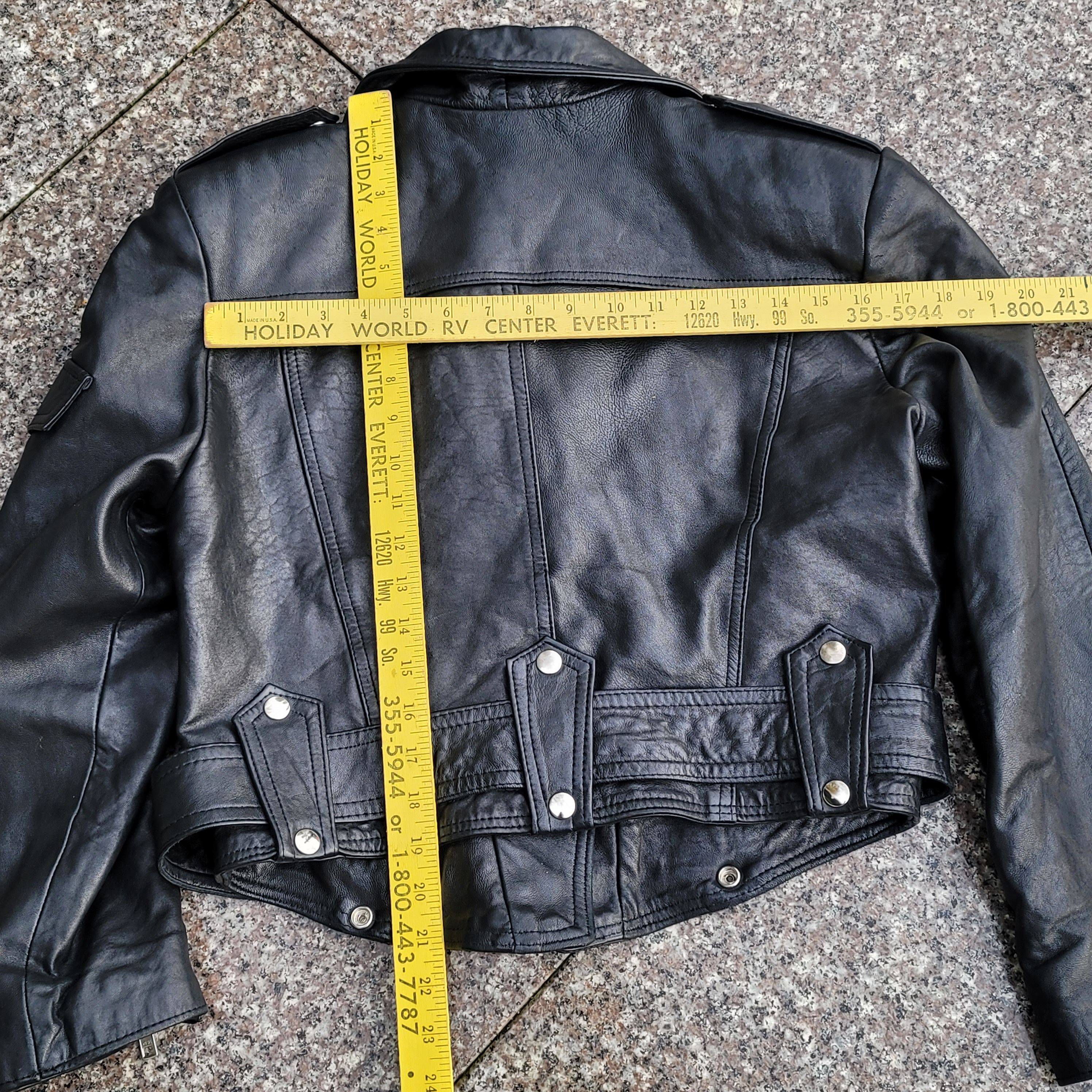 Bebe Vintage BEBE leather motorcycle jacket Size S / US 4 / IT 40 - 5 Thumbnail