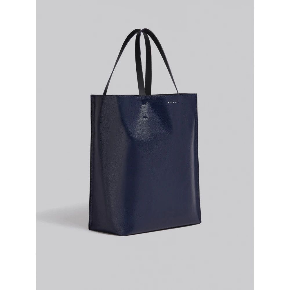 Marni o1w1db11125 Size :OS/Museo Soft Large Bag in Nevy Blue Size ONE SIZE - 3 Thumbnail