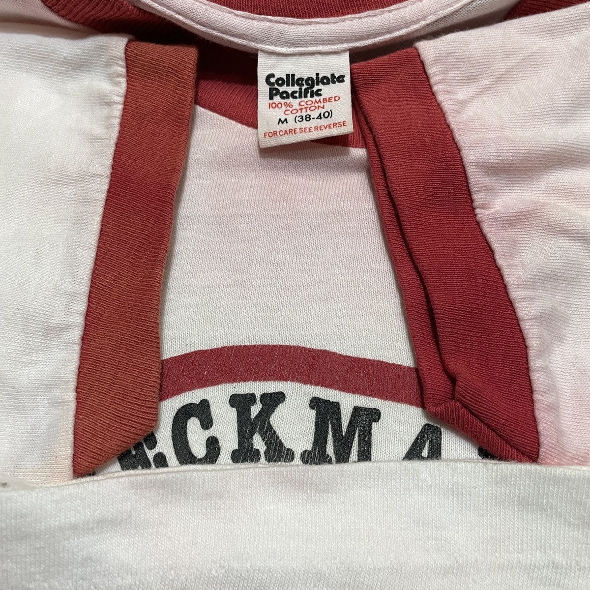 Vintage Vintage Ringer Tee 1970s-1980s Beckman’s Flying Circus Size US M / EU 48-50 / 2 - 8 Thumbnail