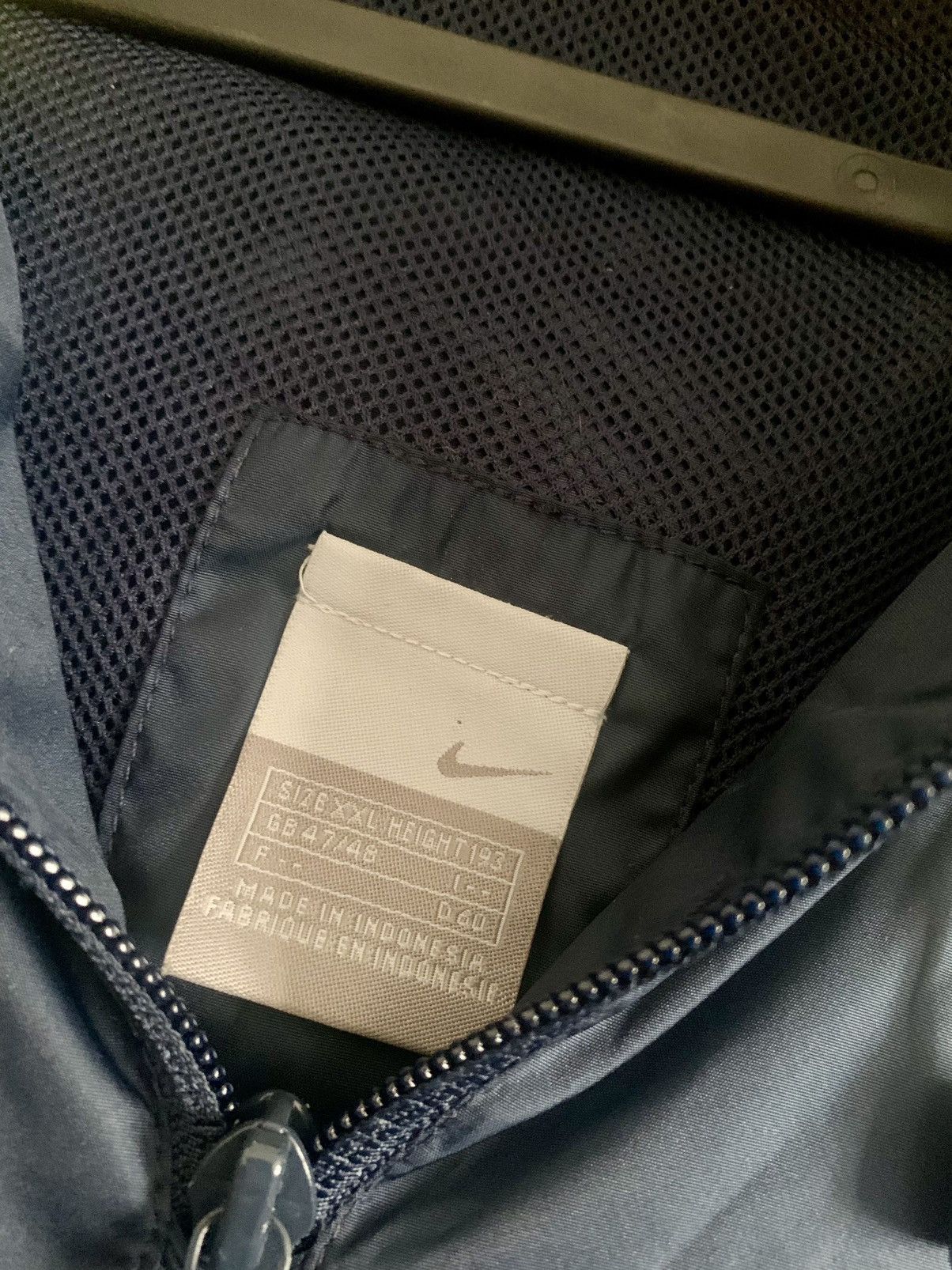Nike × Vintage 00s Vintage Y2K Nike Athletic 72 Big Logo Anorak Jacket Size US XXL / EU 58 / 5 - 3 Thumbnail
