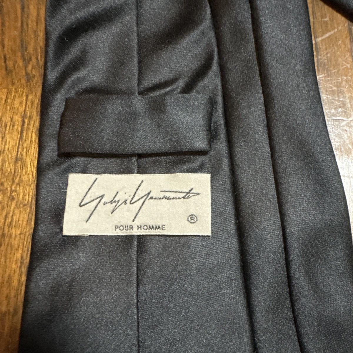 Yohji Yamamoto Yohji Yamamoto Pour Homme 19AW Maiko Embroidered Silk Tie Size ONE SIZE - 3 Thumbnail