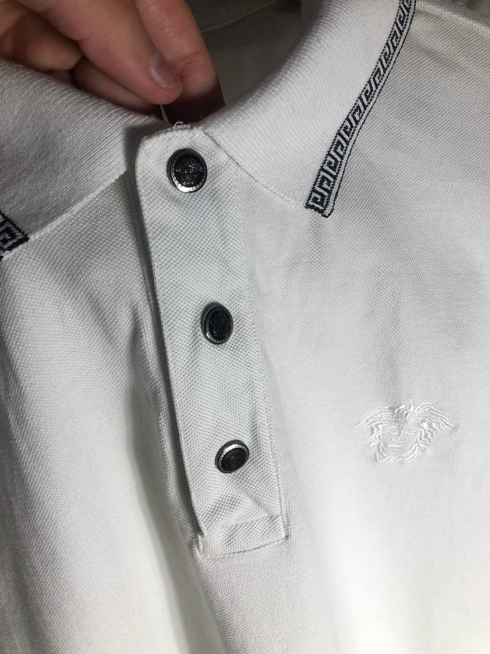 Versace × Vintage VERY RARE VERSACE JEANS COUTURE POLOS LUXURY ITALY DESIGNER Size US L / EU 52-54 / 3 - 8 Thumbnail