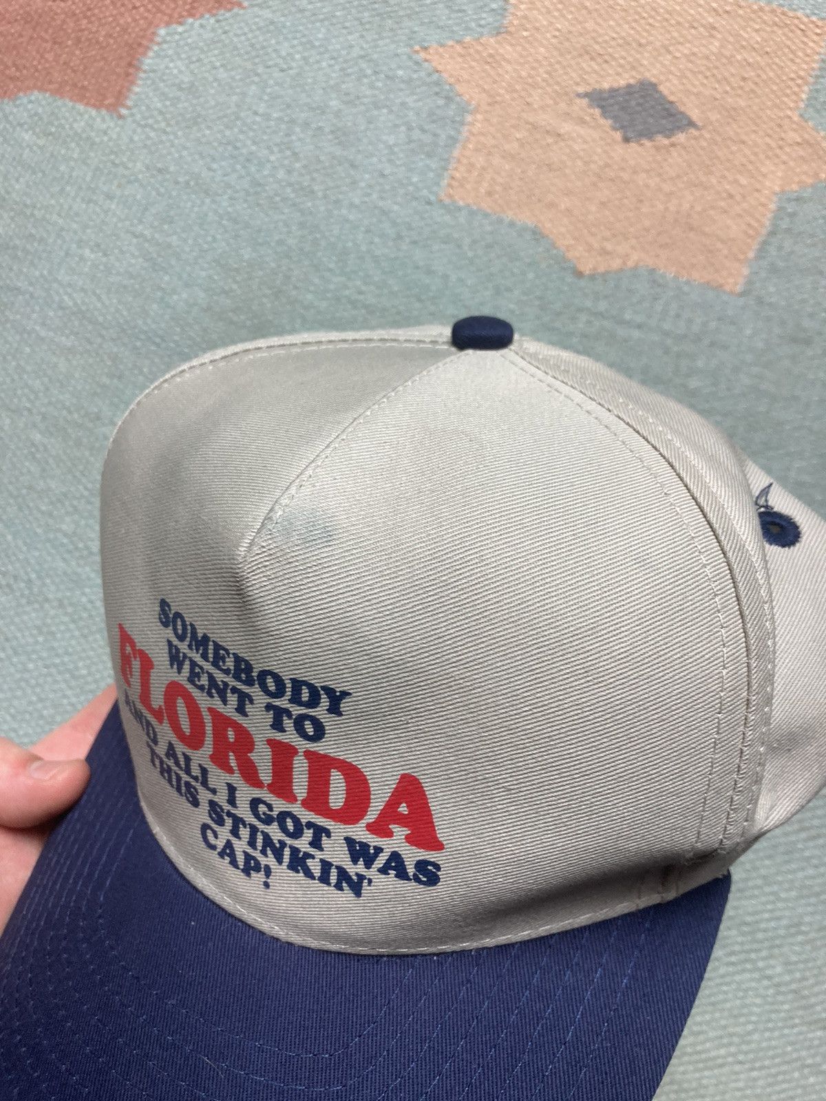 Vintage SnapBack hat Florida all I got was this stinking cap funny Size ONE SIZE - 4 Thumbnail