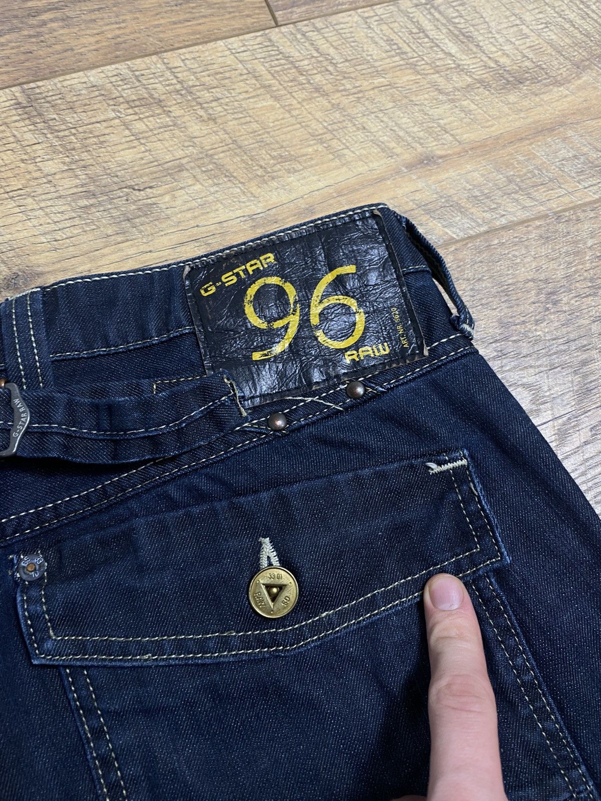 G-Star G-Star Raw GS3301 "96" Originals Denim Jeans 31x32 Size US 31 - 7 Thumbnail