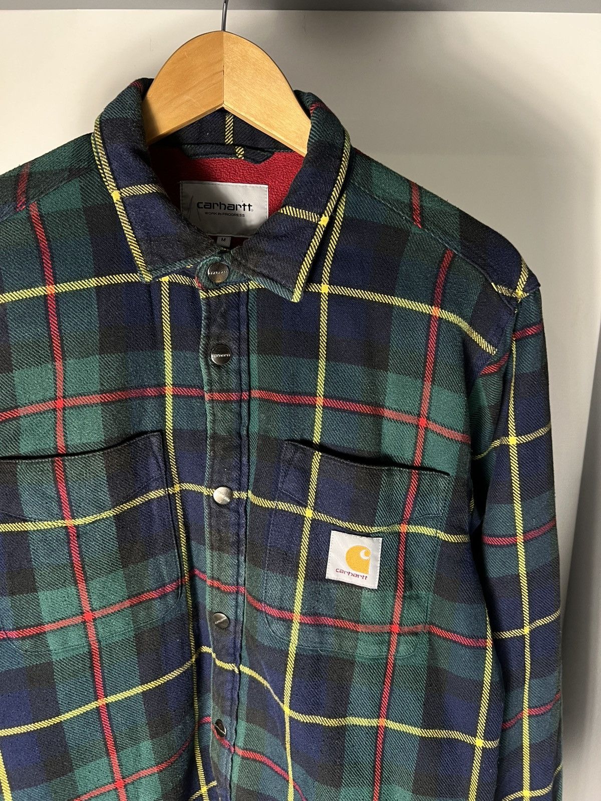 Carhartt Wip VINTAGE CARHARTT WIP FLANNEL DESIGNER JACKET RETRO Y2K 90s Size US M / EU 48-50 / 2 - 14 Thumbnail
