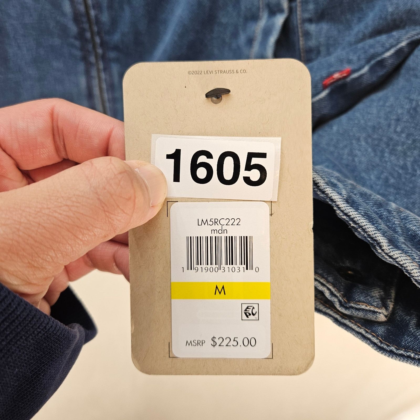 Levi's LEVI'S WESTERN MEN'S MEDIUM COLLARED SHERPA JACKET MEDIUM Size US M / EU 48-50 / 2 - 5 Thumbnail