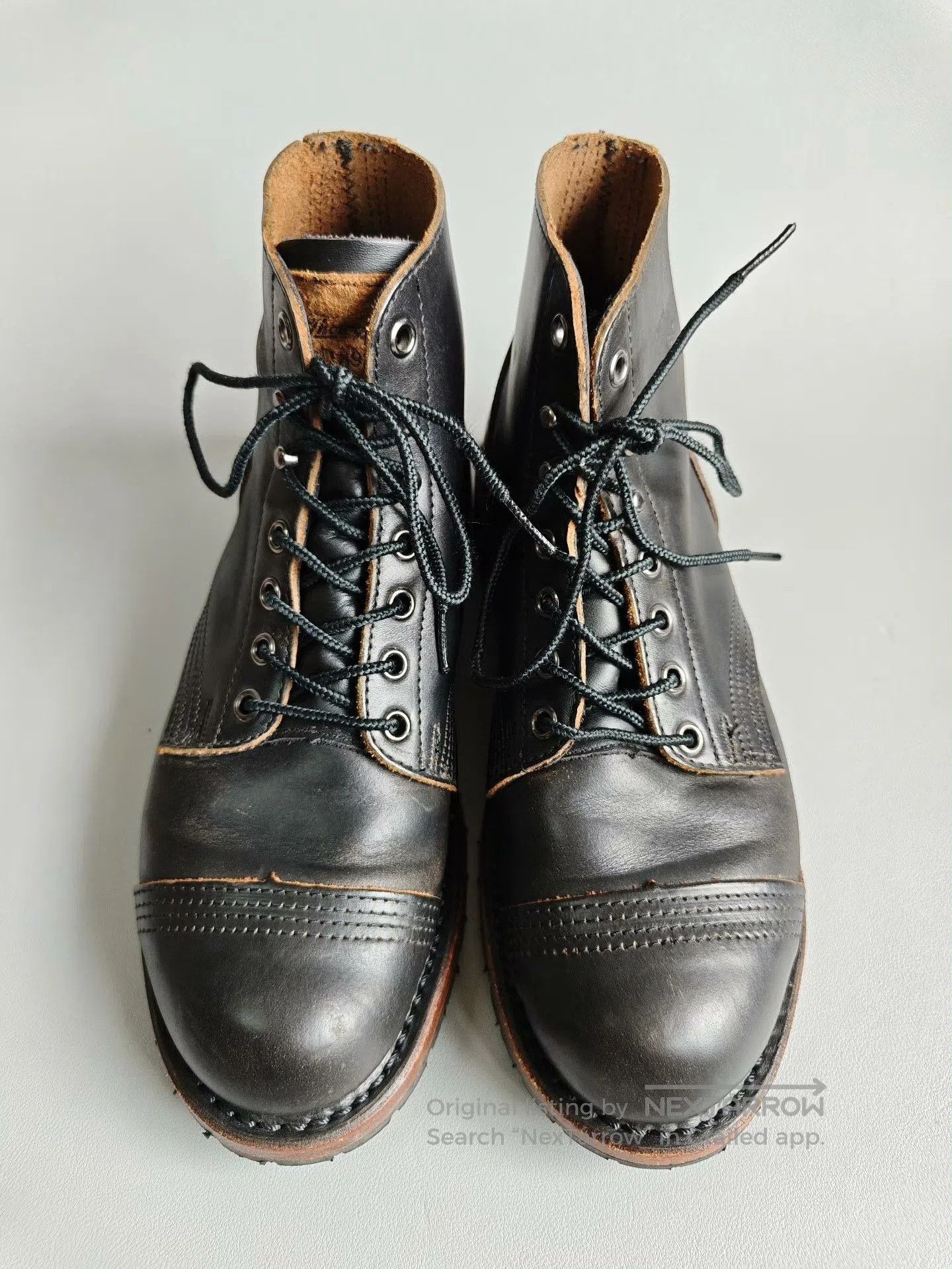 Thorogood Thorogood 7D Black Leather Boots USA. Size US 7 / EU 40 - 2 Thumbnail