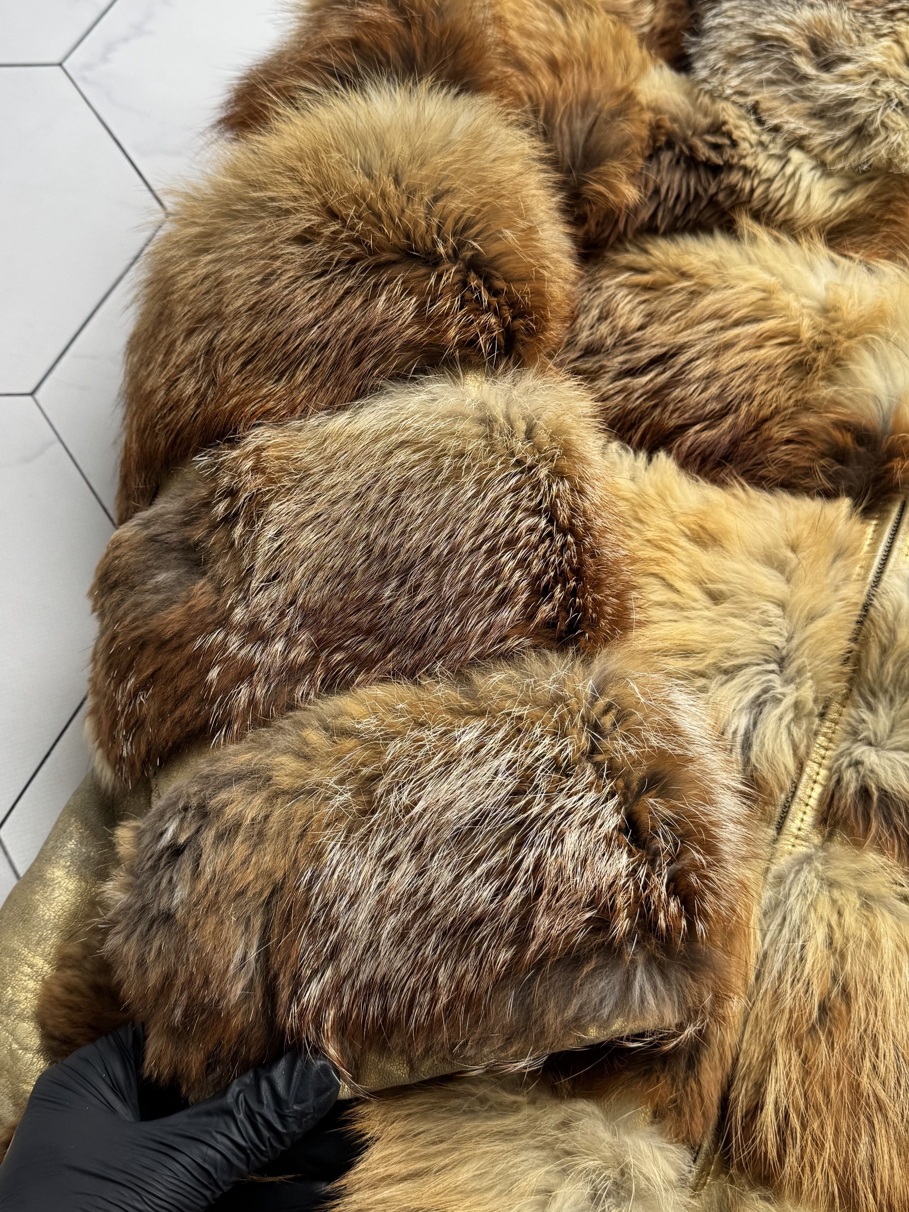 Japanese Brand Vintage Real Fur Hybrid Jacket E2D15 Size XS / US 0-2 / IT 36-38 - 6 Thumbnail