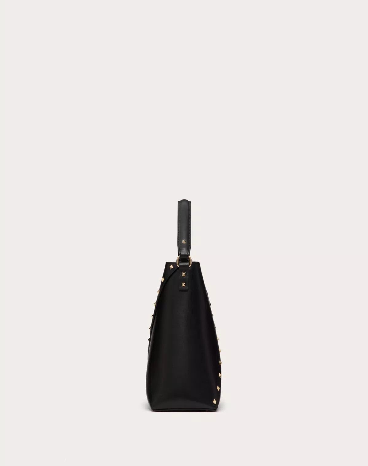 Valentino oc11z0725 Size:OS/ Wispy Calfskin Bucket Bag in Black Size ONE SIZE - 4 Thumbnail