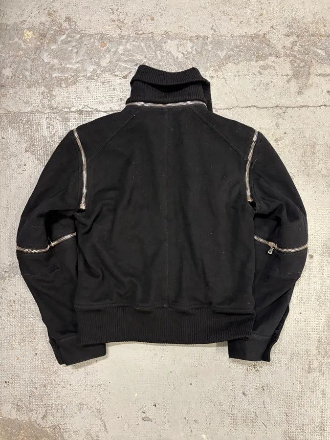 Dolce & Gabbana AW2003 Dolce & Gabbana Black Nylon Detachable Sleeve Bomber Jacket Size US S / EU 44-46 / 1 - 7 Thumbnail