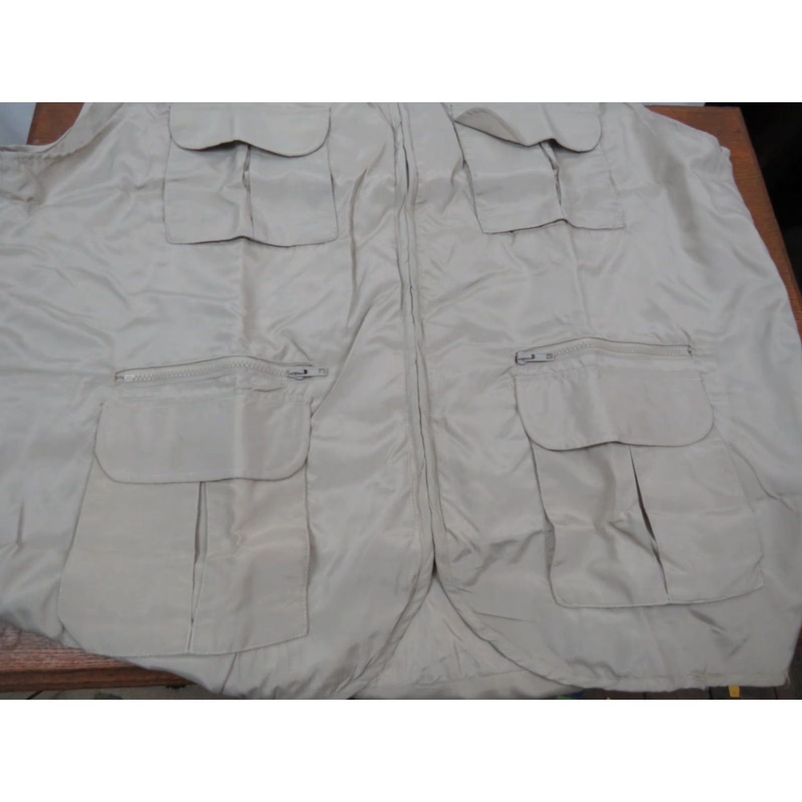 Haband Haband Casual Joe Utility Vest Mens 2X Gray Full Zip Pockets Outdoors Vest Size US XXL / EU 58 / 5 - 3 Thumbnail