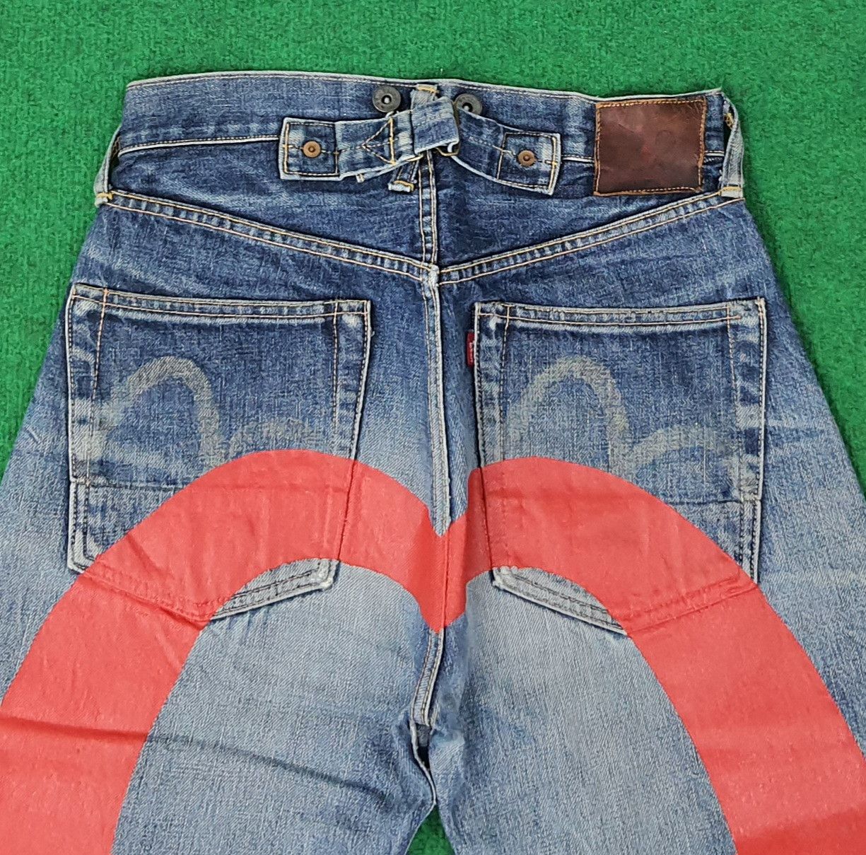 Evisu Vintage Evisu Jeans Selvedge Custom Logo 3Q Jeans C258N14 Size US 27 - 2 Thumbnail