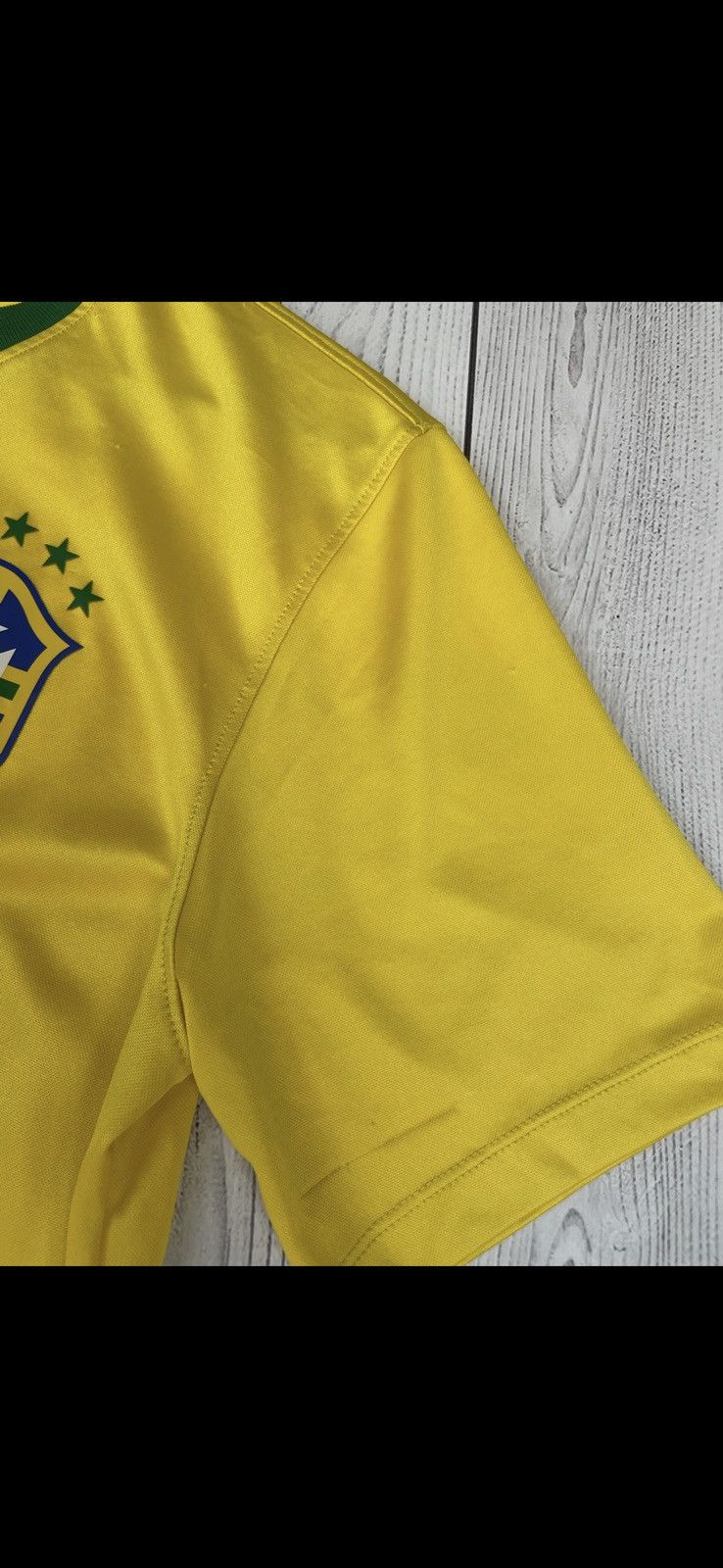 Nike Vintage nike Brazil soccer jersey size M Brasil yellow Size US M / EU 48-50 / 2 - 6 Thumbnail