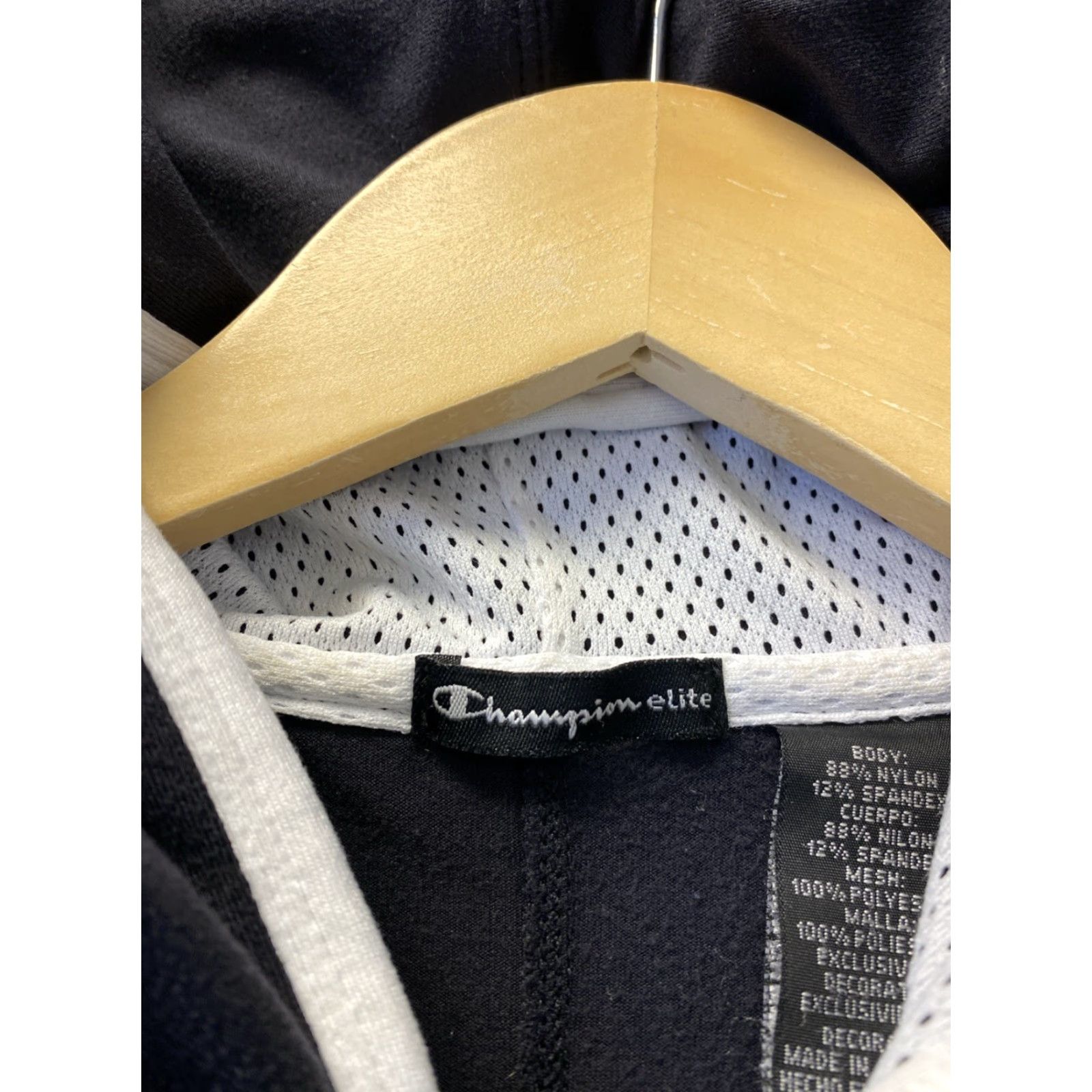 Champion Champion Elite Hoodie Women’s S Black Full Zip Hoodie with Pockets Activewear Jacket LS Size S / US 4 / IT 40 - 2 Thumbnail