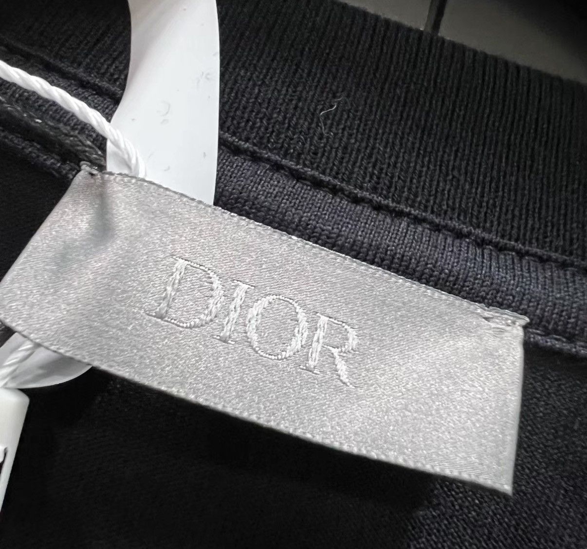 Dior Dior Mini Logo Embroidered Short Sleeve T-shirt J41 Size US XXS / EU 40 - 4 Thumbnail