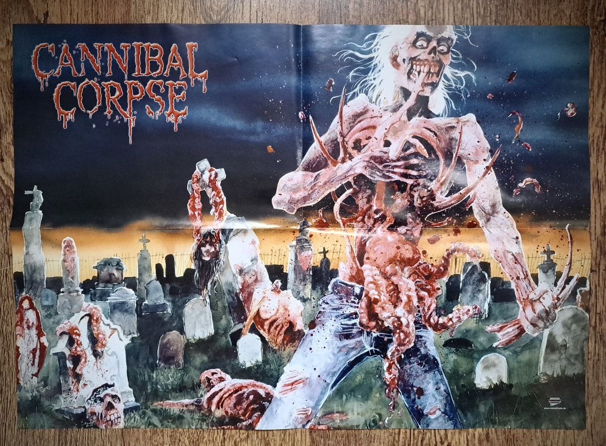 CANNIBAL CORPSE x EATEN BACK TO LIFE x Poster x Printed 2002