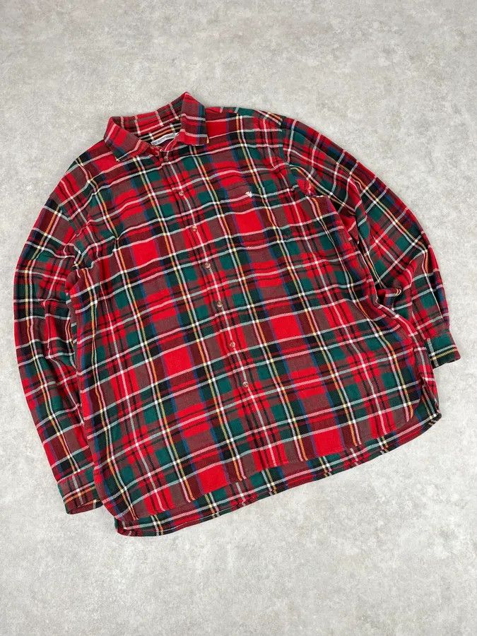 Emporio Armani 1990s Emporio Armani Red & Green Checkered Shirt Size US M / EU 48-50 / 2 - 4 Thumbnail