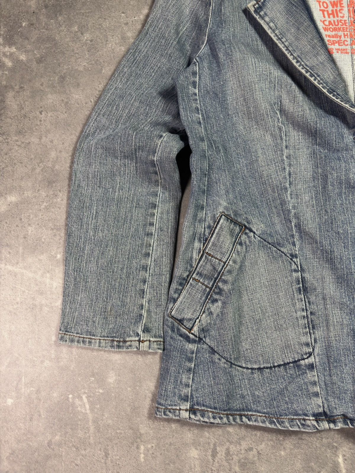 Walter Van Beirendonck W&LT Walter Van Beirendonck Deconstructed Jeans Blazer S M Size US M / EU 48-50 / 2 - 4 Thumbnail