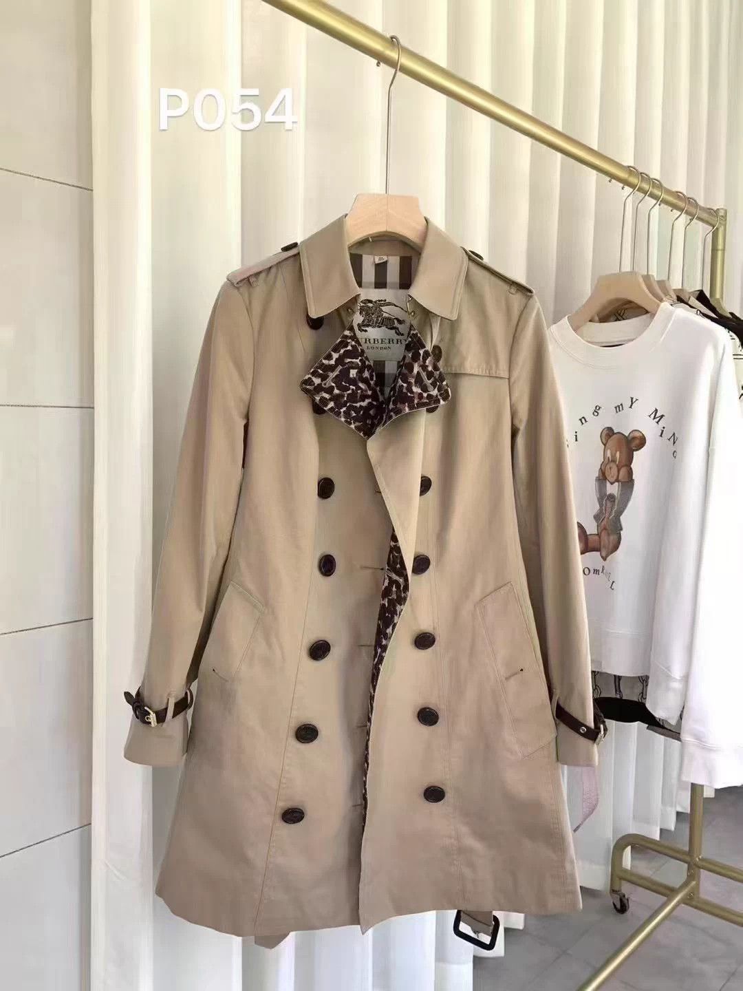 Burberry Burberry Lapel Trench Coat UK8 Size S / US 4 / IT 40 - 2 Thumbnail