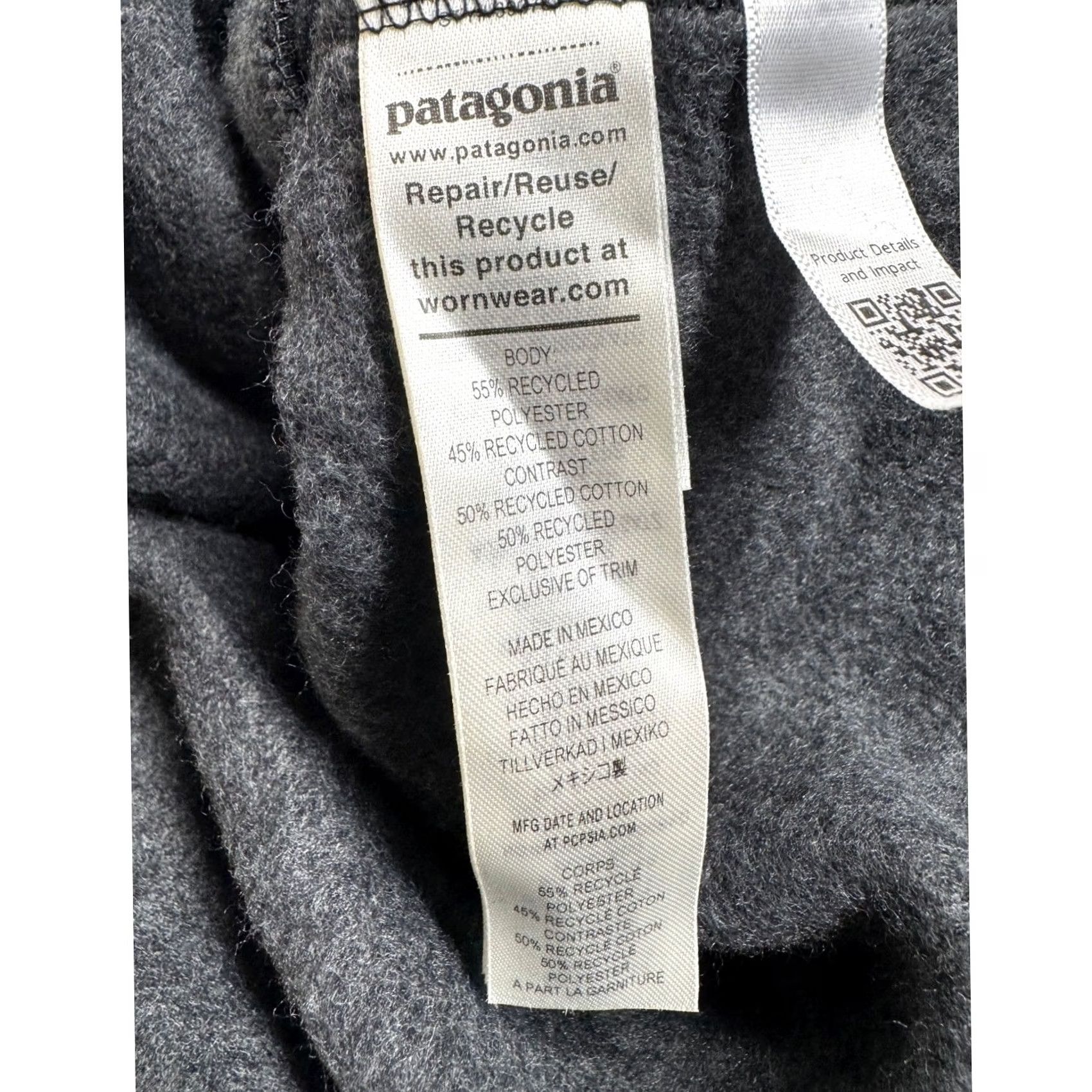 Patagonia VINTAGE Patagonia Uprisal Hoody Ink Black Mens Medium Pullover Sweatshirt Size US M / EU 48-50 / 2 - 4 Thumbnail