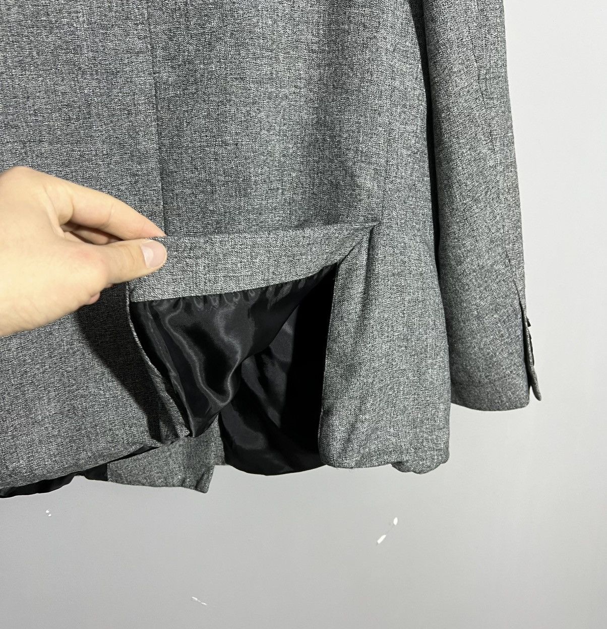 Reiss Reiss Gray Double-Breasted Blazer Jacket Size US M / EU 48-50 / 2 - 13 Thumbnail