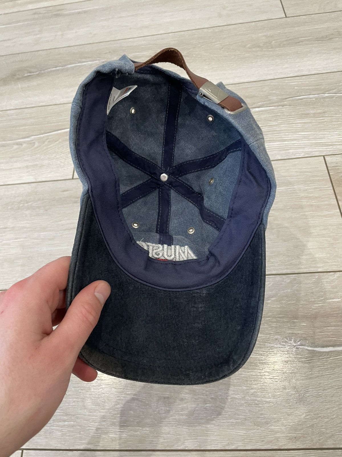 Musto × Vintage Musto Crew Cap Mens Adjustable Suede Brim Sailing Vintage Size ONE SIZE - 6 Thumbnail