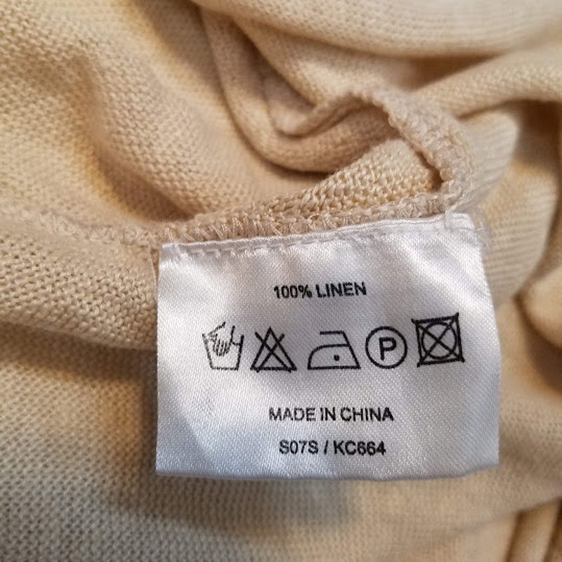 Whistles Linen open tie front cardigan sweater size 1 XS cream Size XS / US 0-2 / IT 36-38 - 10 Thumbnail