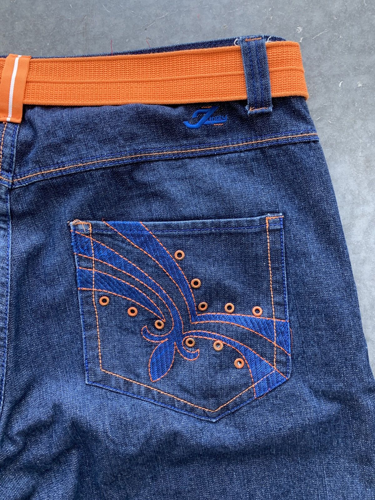 JNCO × Southpole × Vintage Crazy Cyber Y2K Baggy Jean Shorts Skater Grunge Essential Size US 40 / EU 56 - 3 Thumbnail