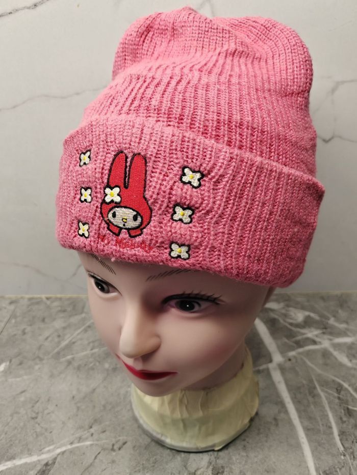 Anime Vintage My Melody Hello Kitty Beanie Size ONE SIZE - 2 Thumbnail