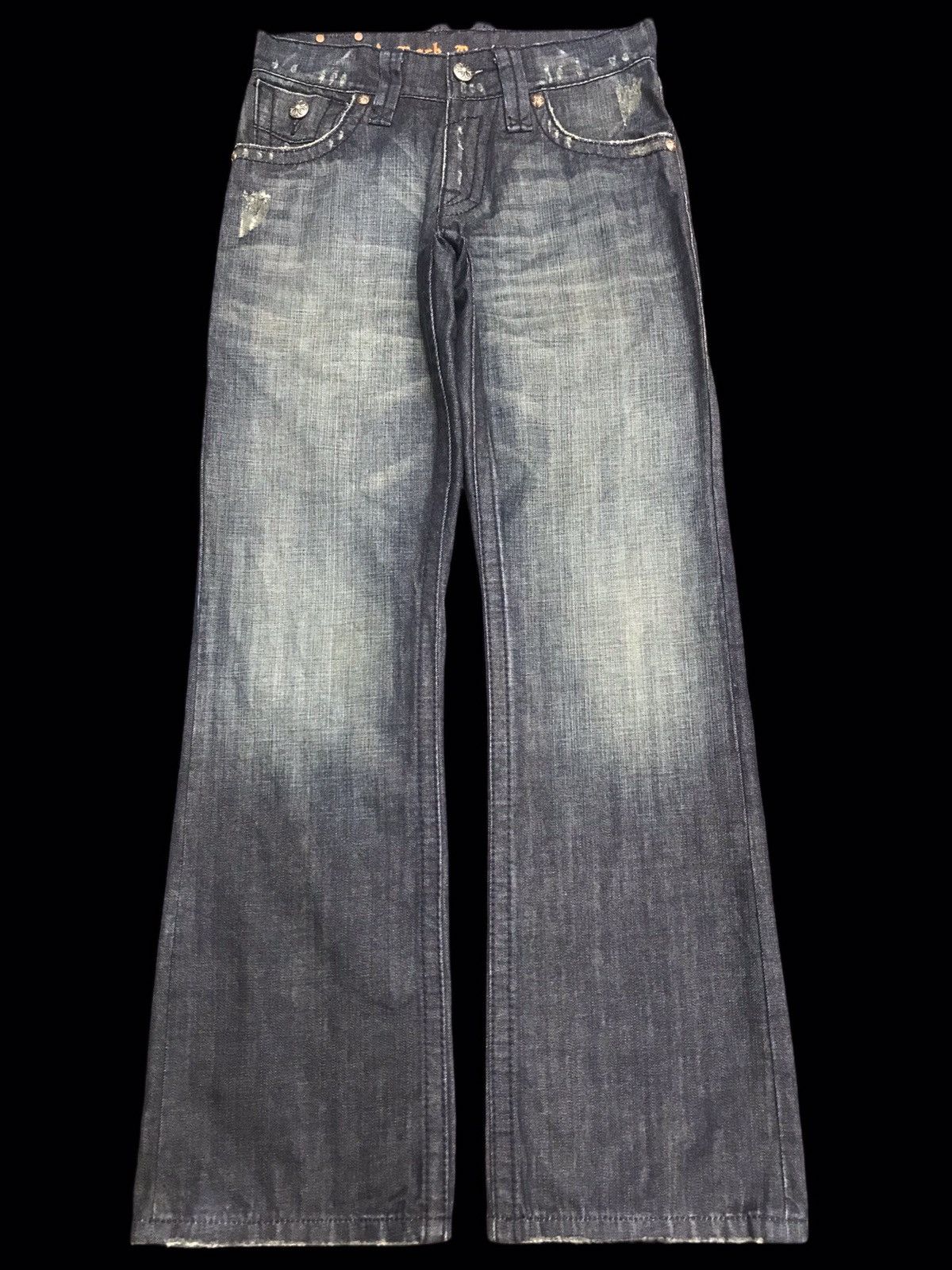 Rock Revival 💥FLARE💥ROCK REVIVAL CRASH STYLE FLARE DENIM F328 Size US 30 / EU 46 - 1 Thumbnail