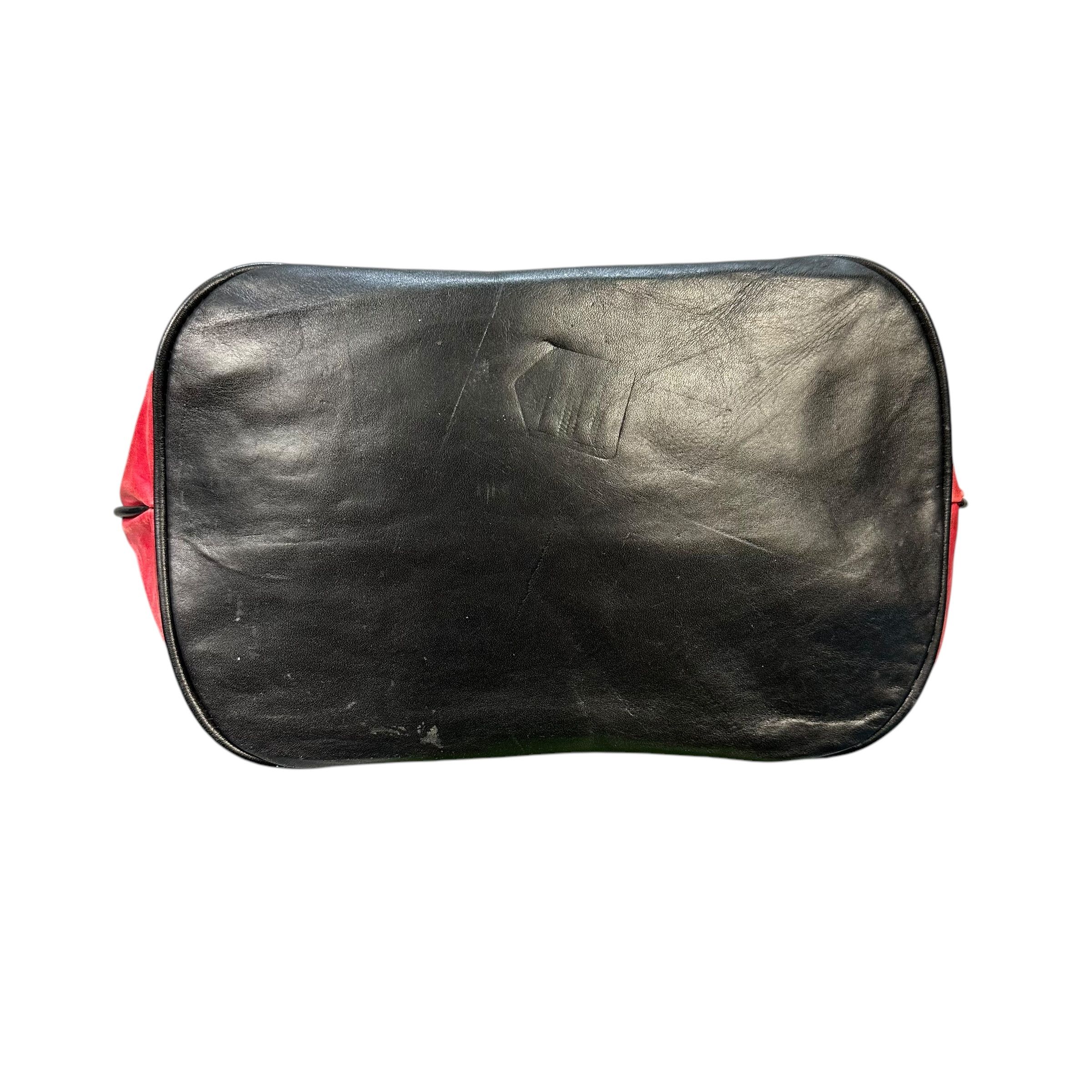 Vintage Vintage LES SACS Red Leather Shoulder Bag Size ONE SIZE - 6 Thumbnail