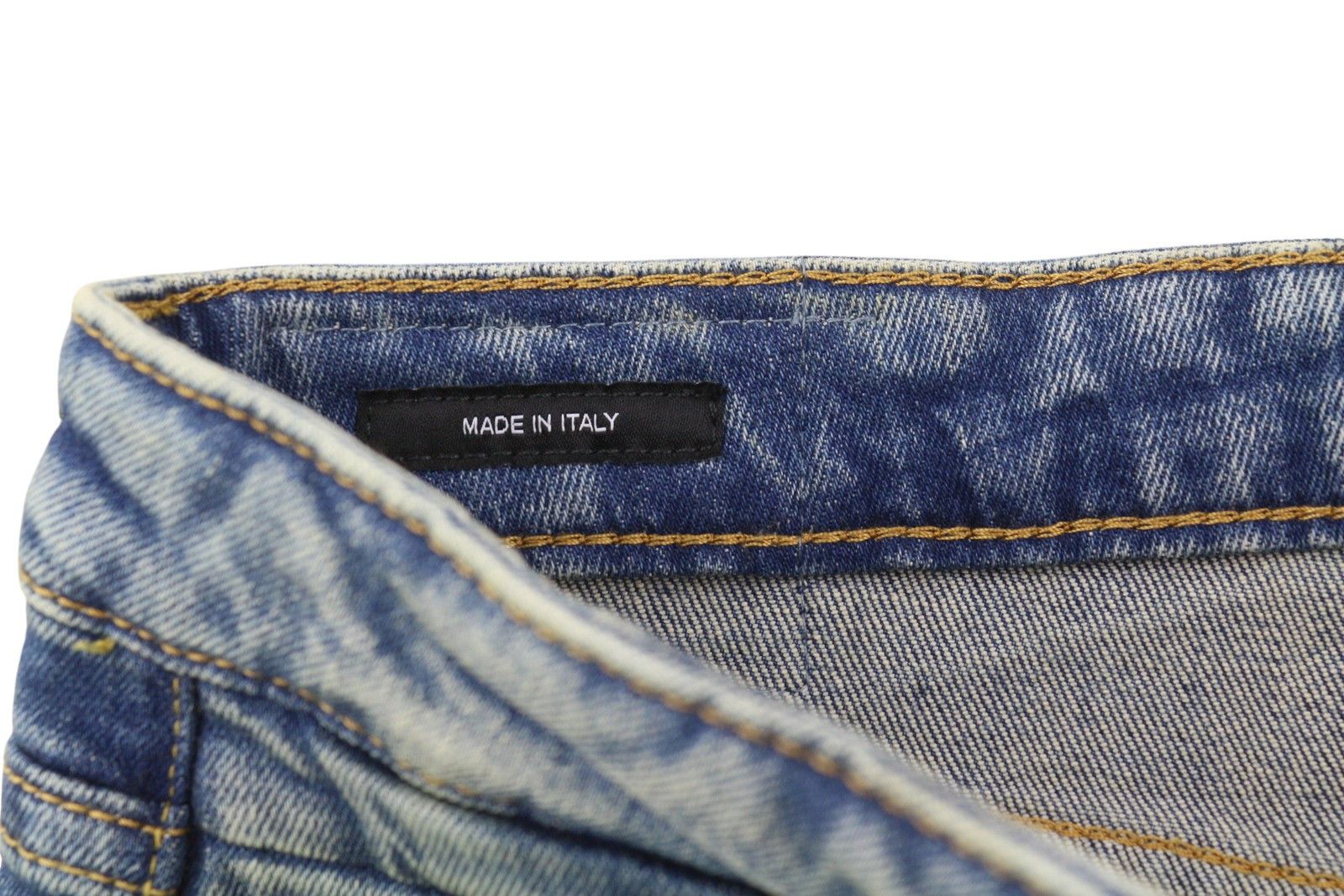 R13 BOY STRAIGHT 27 Cropped Ankle Washed Blue Kelly 84445 Size 27" / US 4 / IT 40 - 8 Thumbnail