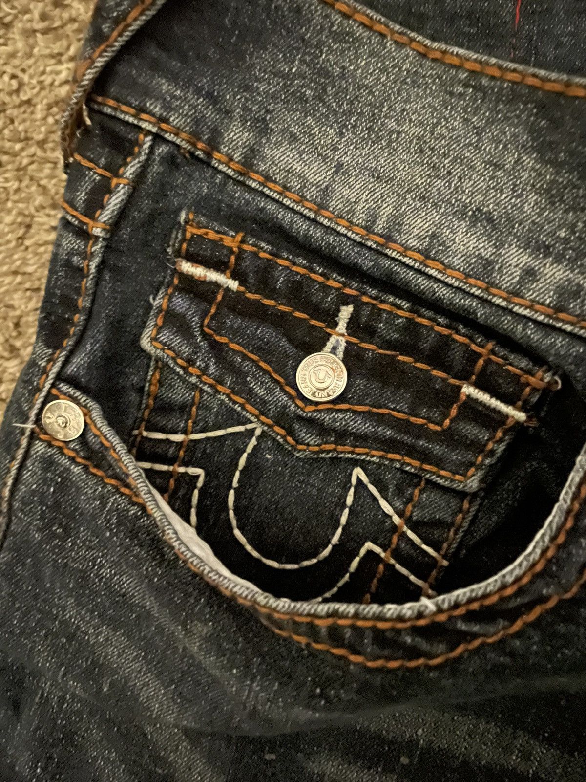 True Religion True Religion Ricky Denim Jeans Size US 32 / EU 48 - 3 Thumbnail